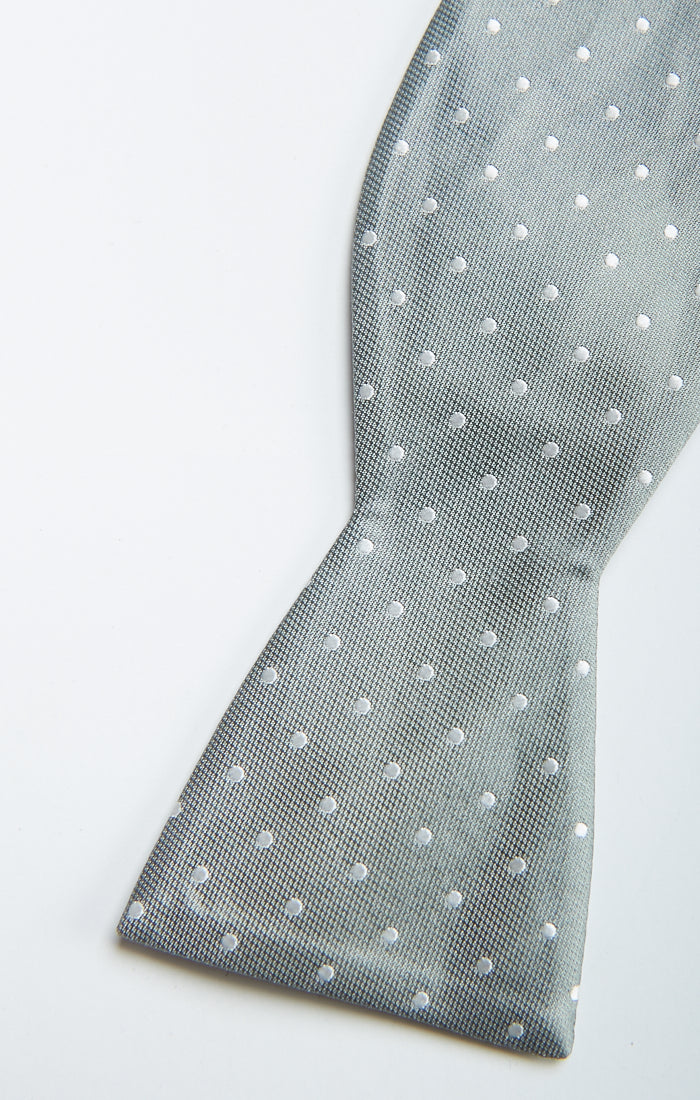 Silver Sage Dot Bow Tie for Weddings & Formal Events | Josh Bow Tie