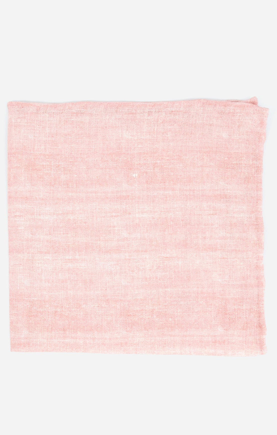 Dusty Blush Linen Pocket Square for Weddings & Formal Events | Sam