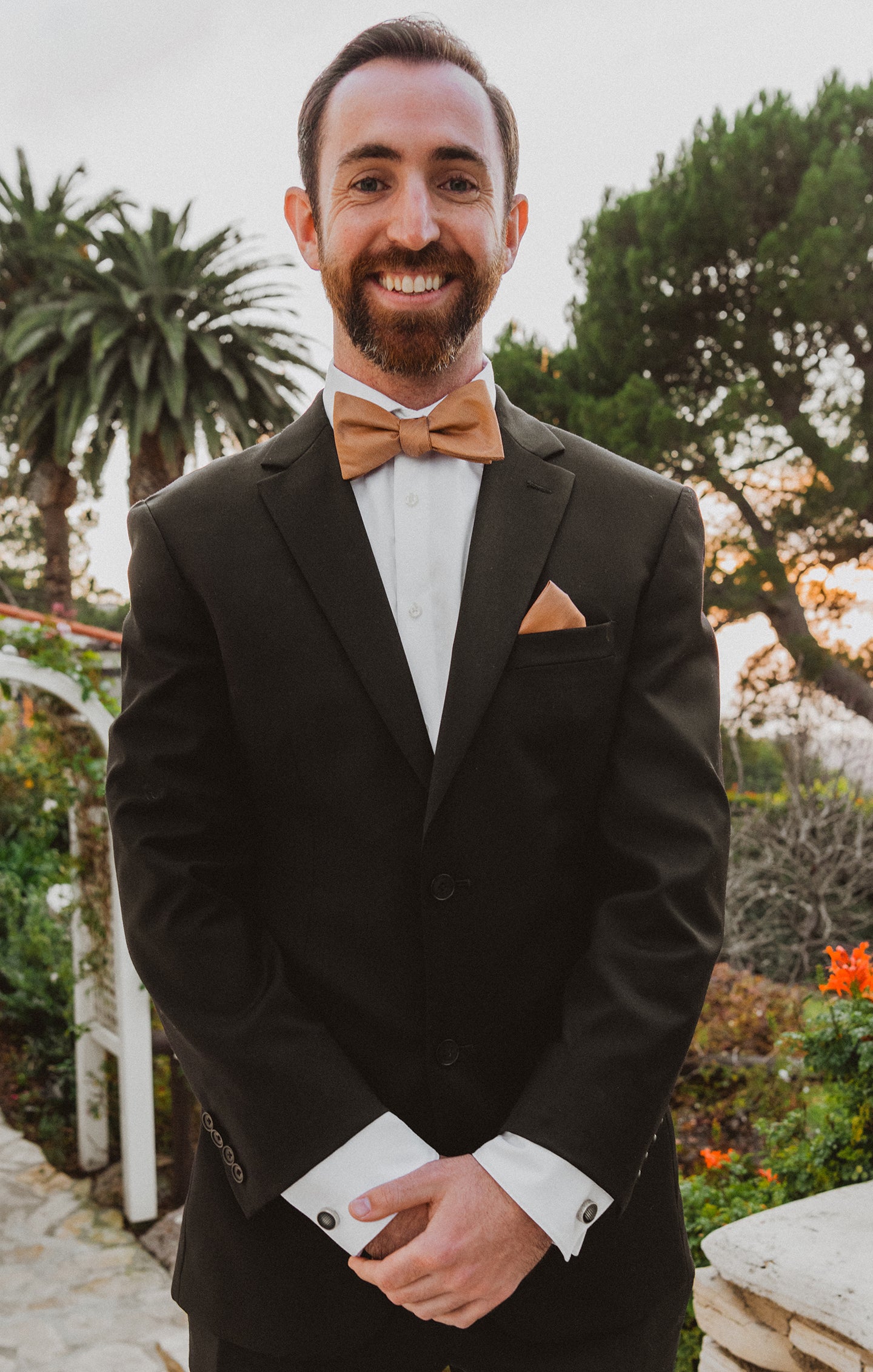 Copper Solid Bow Tie for Weddings & Formal Events | Josh