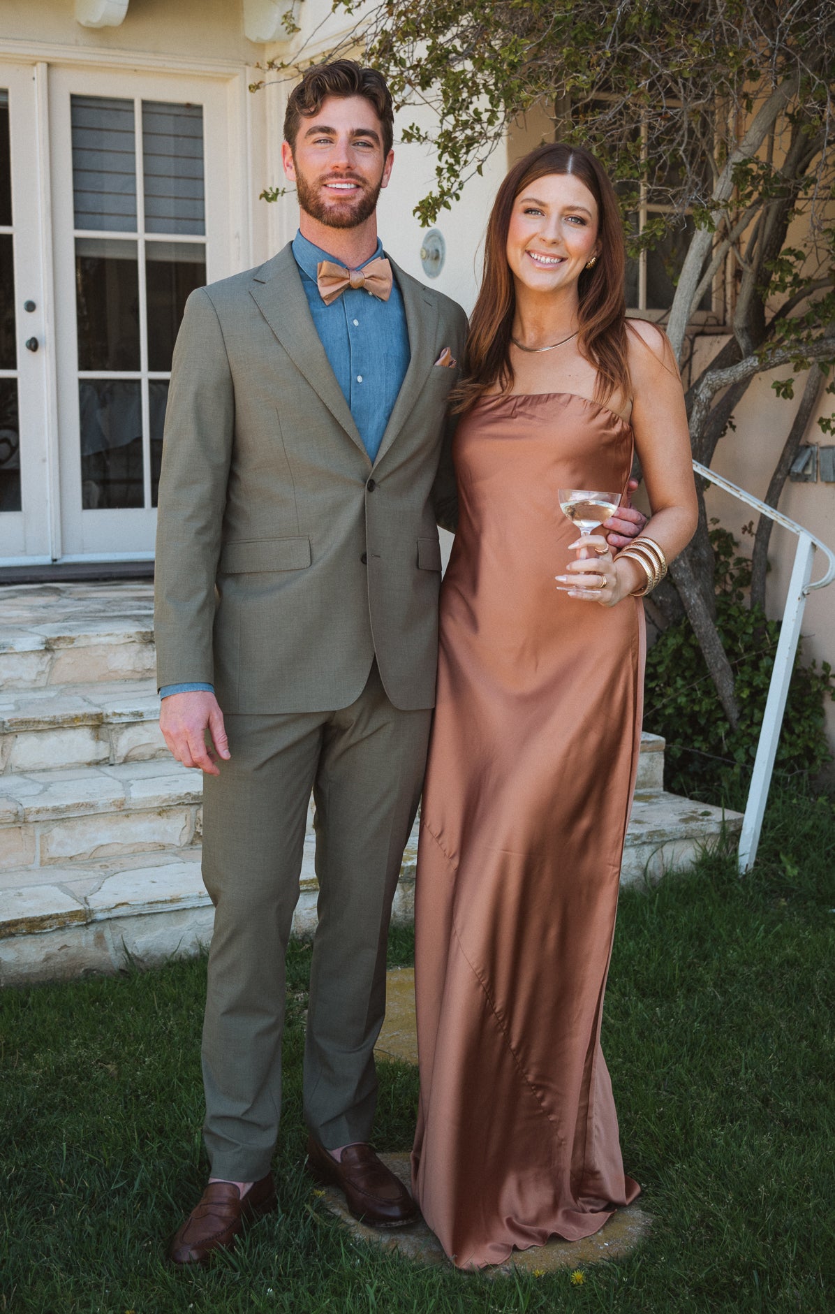 Copper Solid Bow Tie for Weddings & Formal Events | Josh
