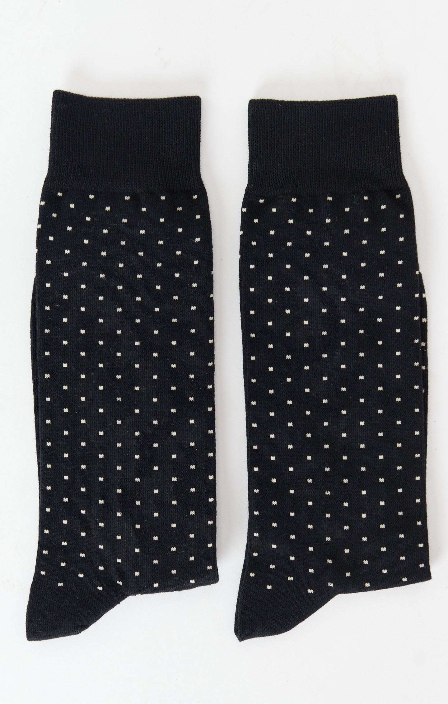 Black Dots Dress Socks for Men | Owen Socks