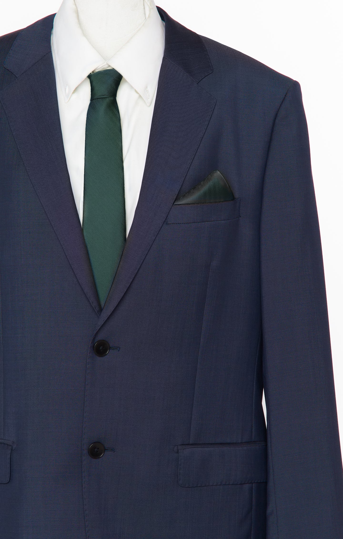 Emerald Green Solid Neck Tie for Weddings & Formal Wear | Nico