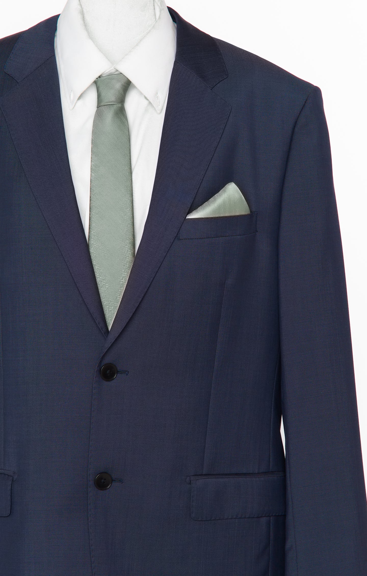 Deep Sage Solid Neck Tie for Men | Nico