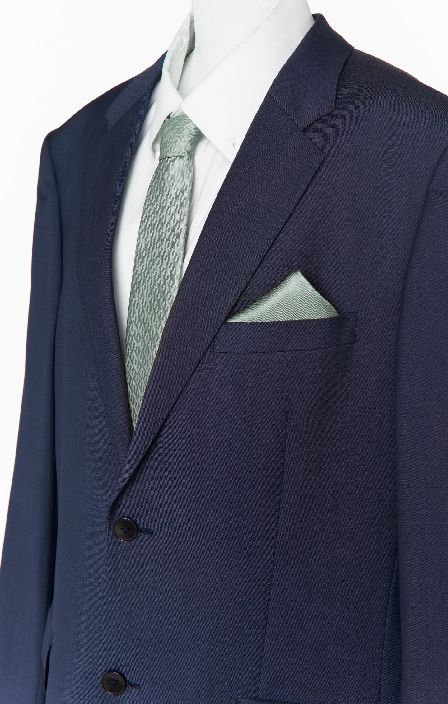 Deep Sage Solid Neck Tie for Men | Nico