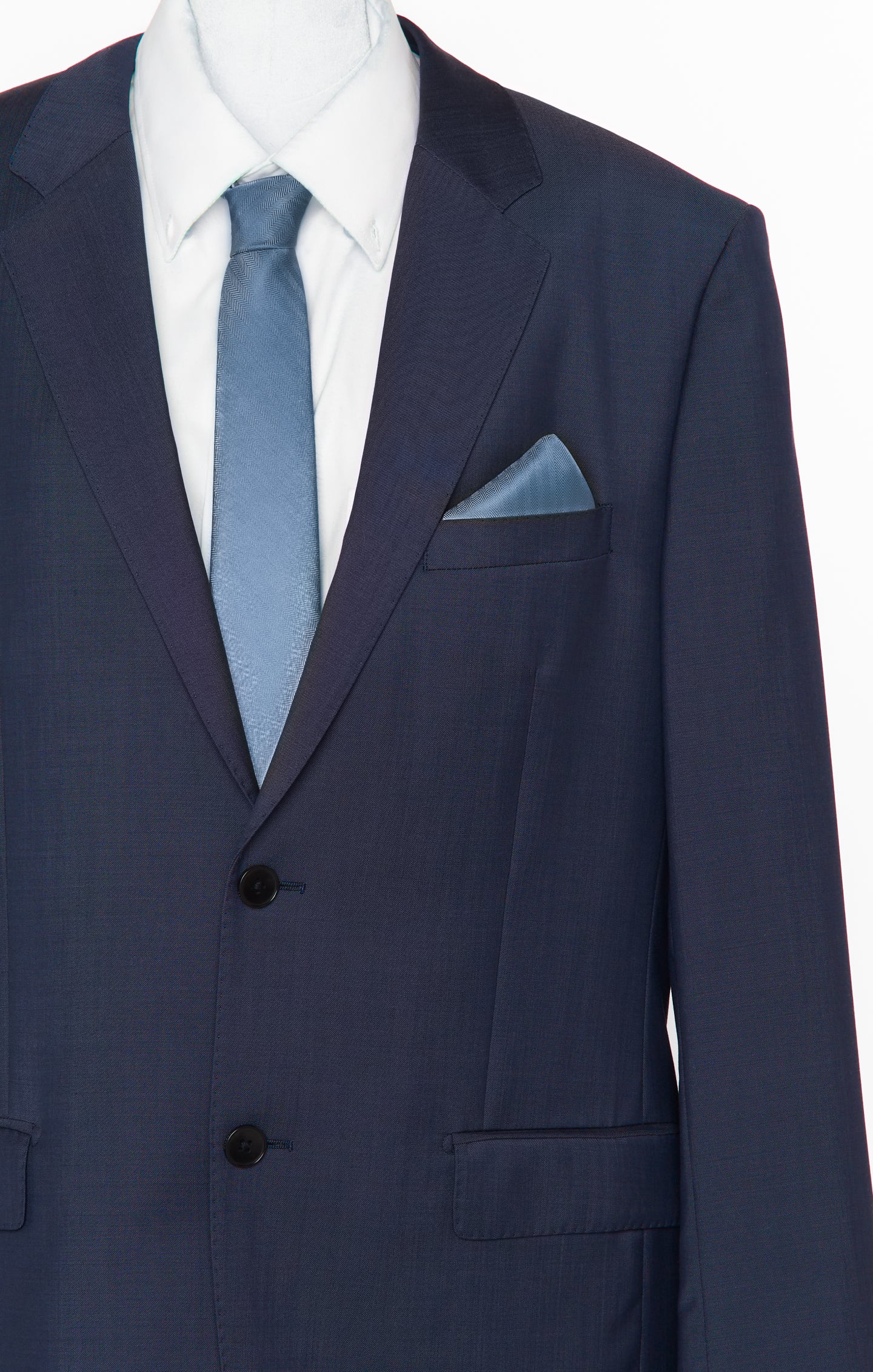 Slate Blue Solid Neck Tie for Men | Nico Neckwear