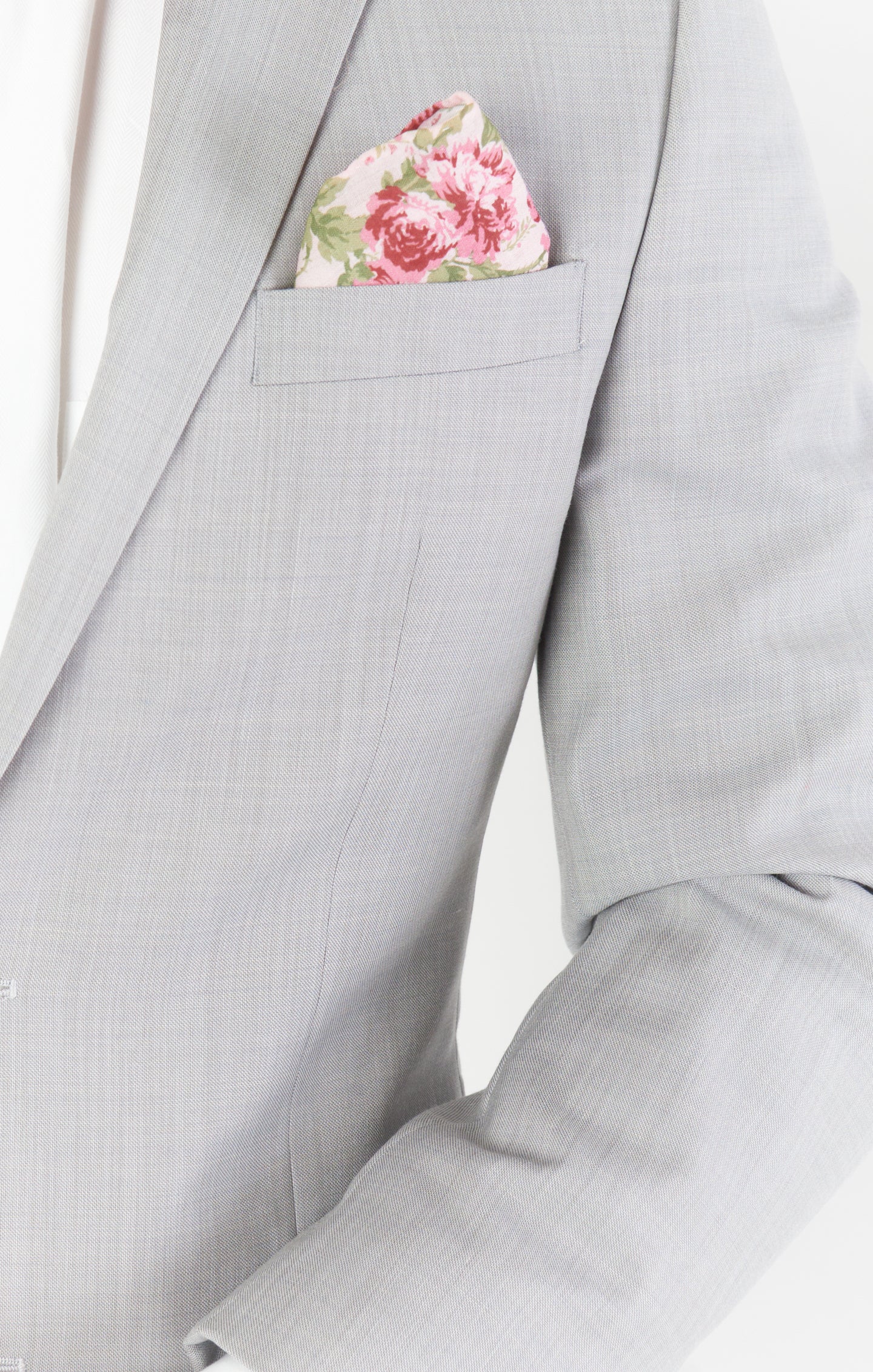 Garden Romantic Pocket Square for Weddings & Events | Sam