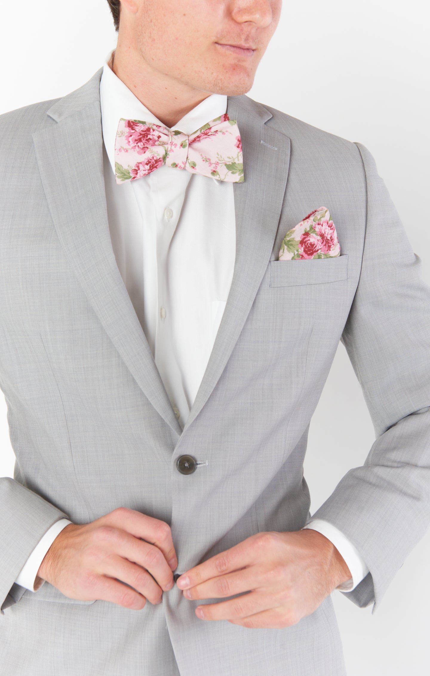 Garden Romantic Pocket Square for Weddings & Events | Sam