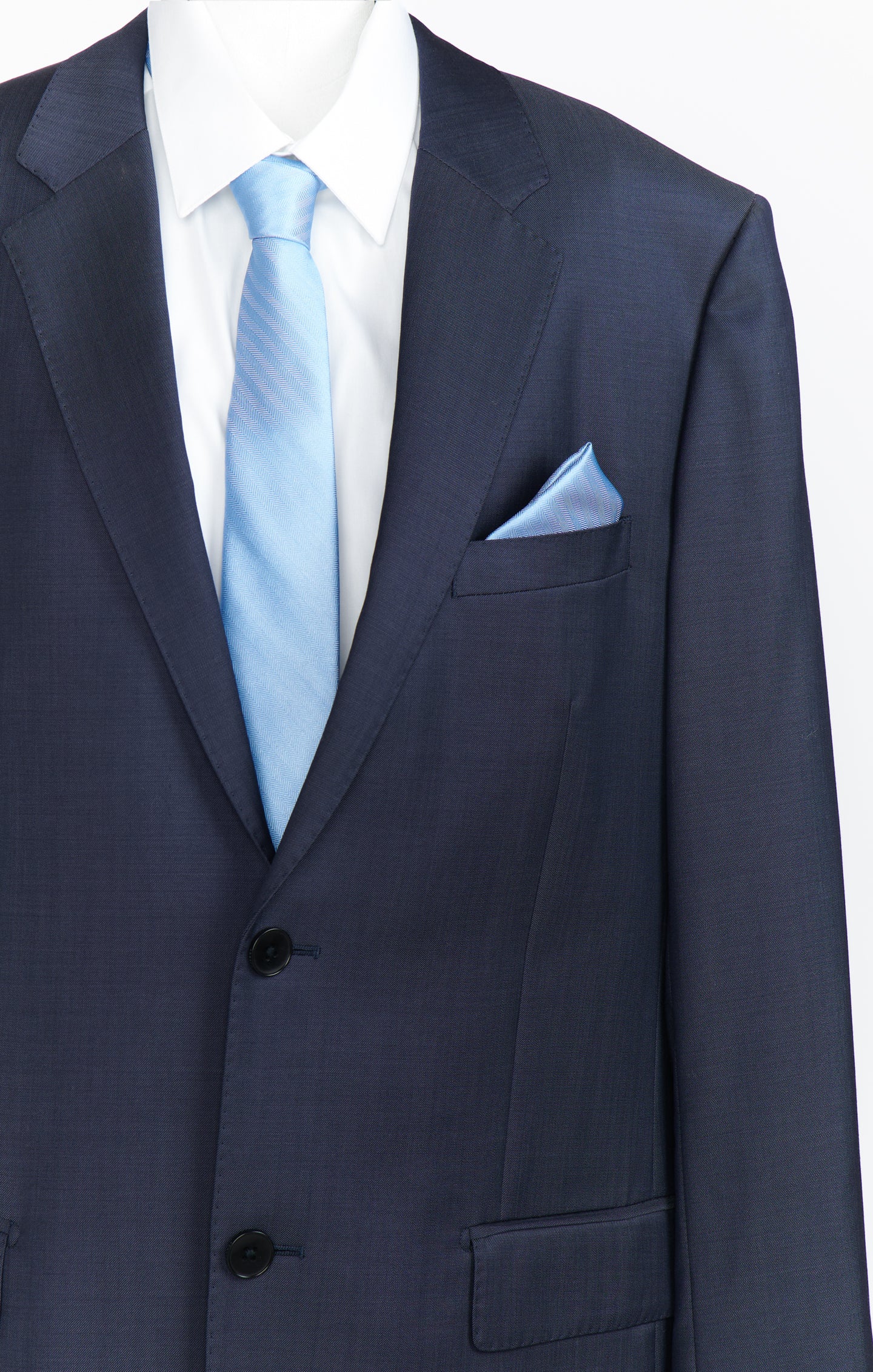 Baby Blue Silk Neck Tie for Weddings & Formal Wear | Nico