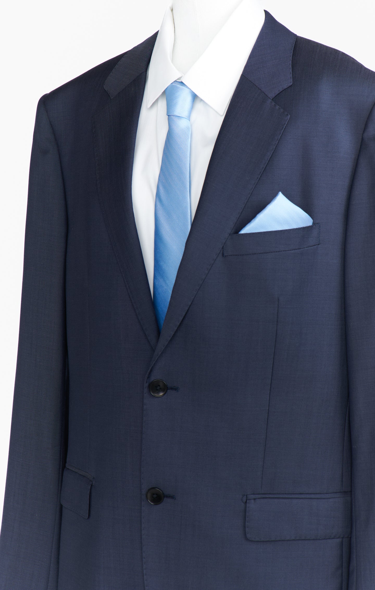 Baby Blue Silk Neck Tie for Weddings & Formal Wear | Nico