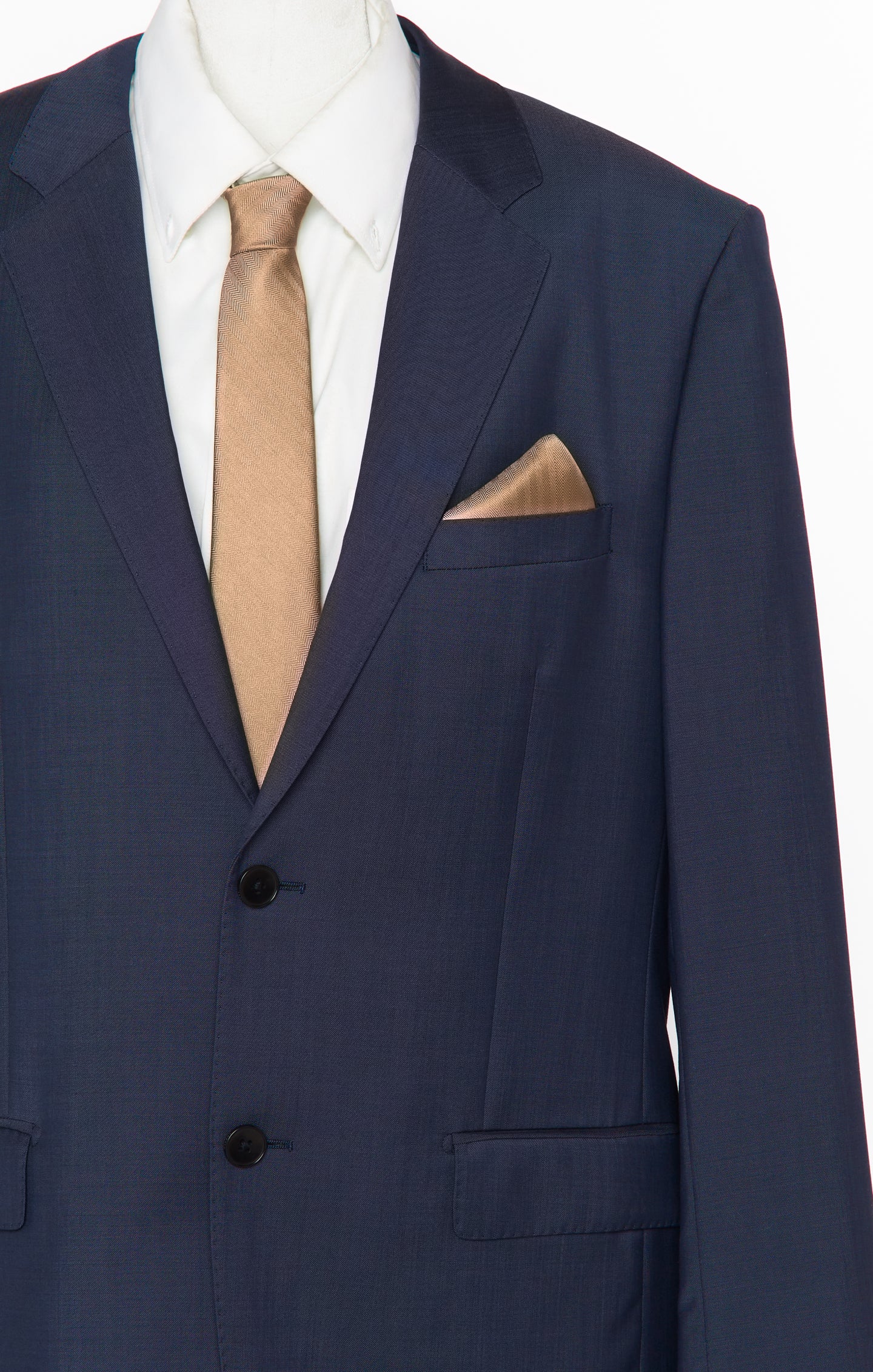 True Gold Solid Neck Tie for Weddings & Formal Wear | Nico