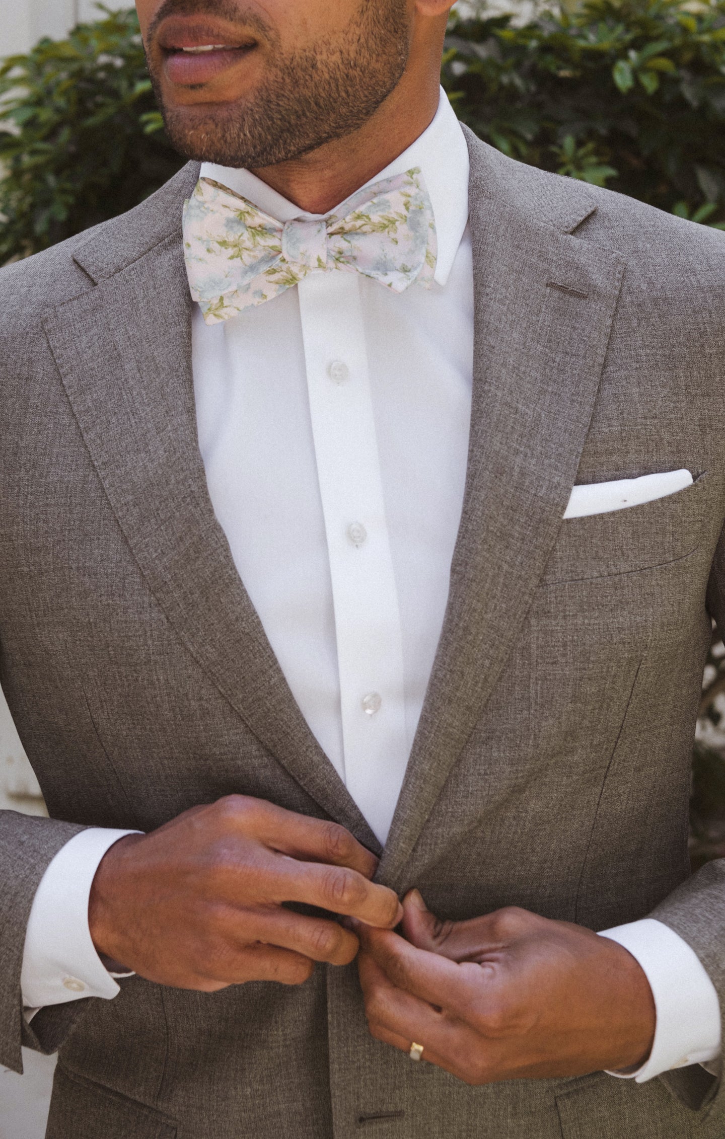 Rose Bow Tie for Weddings & Formal Events | Josh Bow Tie
