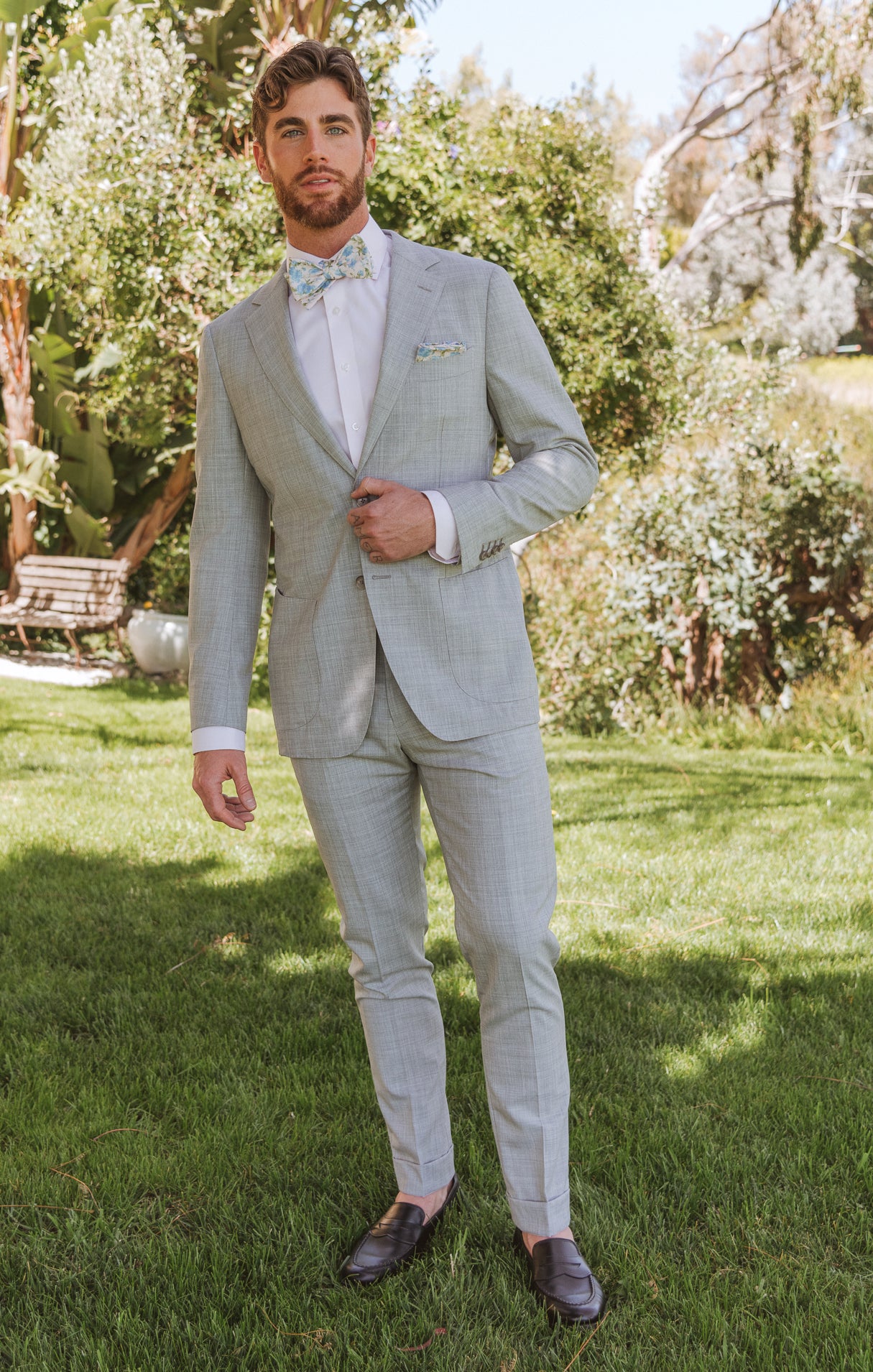 Rose Bow Tie for Weddings & Formal Events | Josh Bow Tie