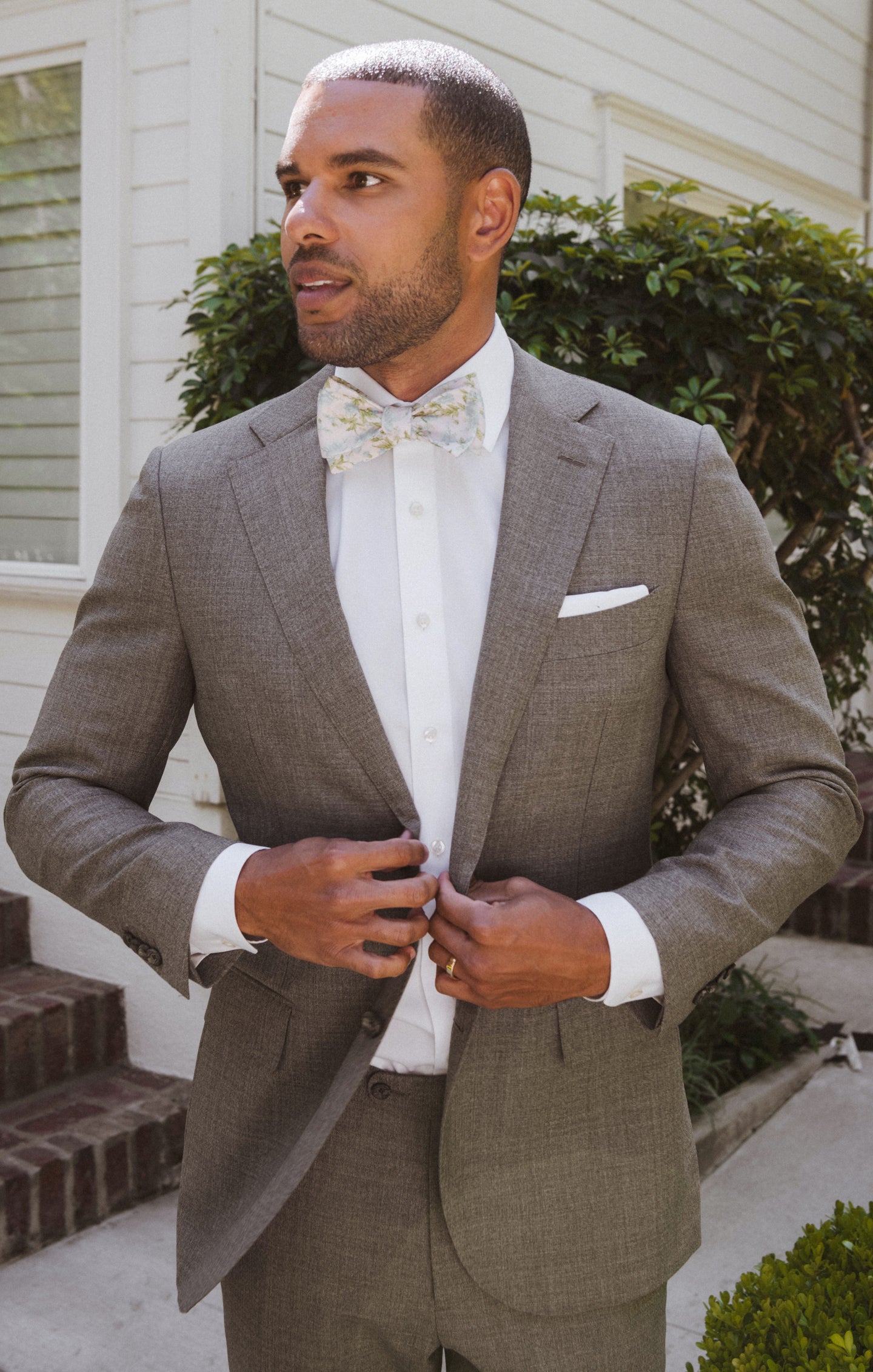 Rose Bow Tie for Weddings & Formal Events | Josh Bow Tie