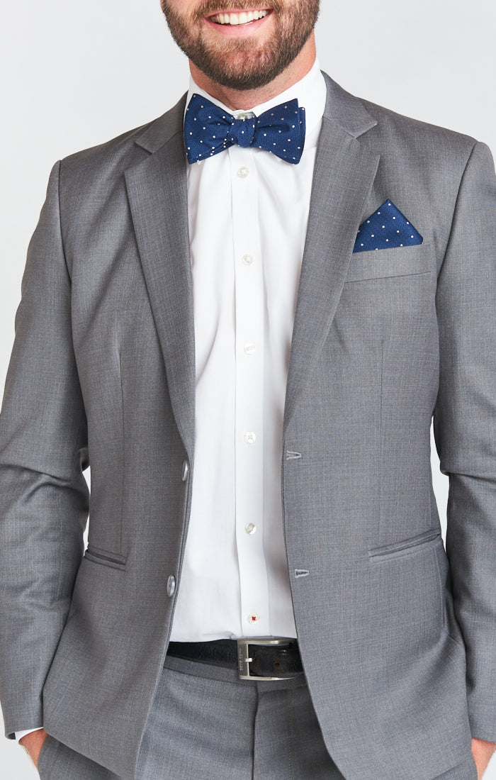 Navy Dot Bow Tie for Weddings & Formal Events | Josh Bow Tie