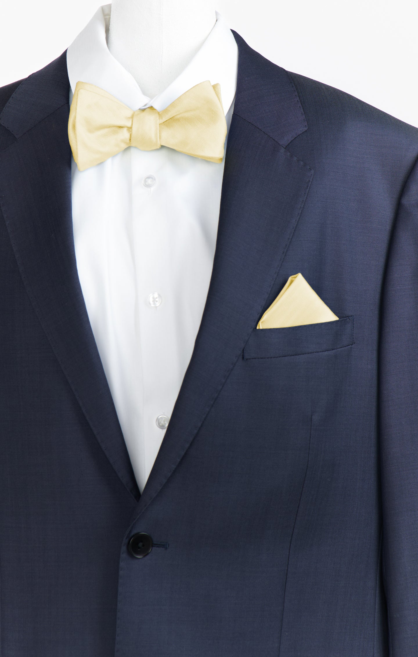 Pale Yellow Bow Tie for Weddings & Formal Events | Josh Bow Tie