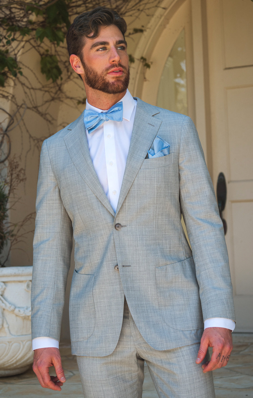 Baby Blue Bow Tie for Weddings & Formal Events | Josh Bow Tie