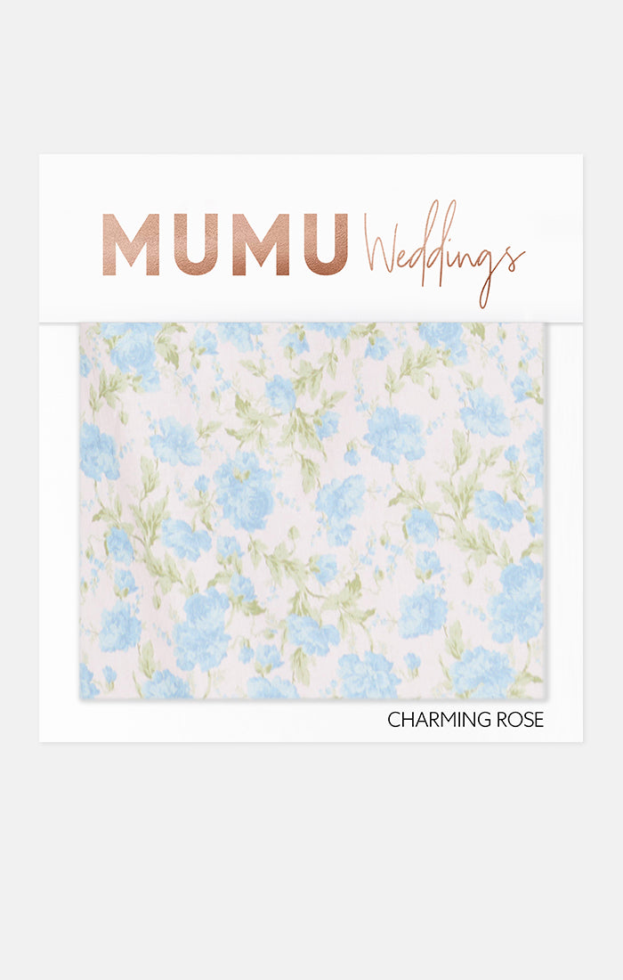 Bridesmaid Fabric Swatch in Charming Rose | Mumu Wedding