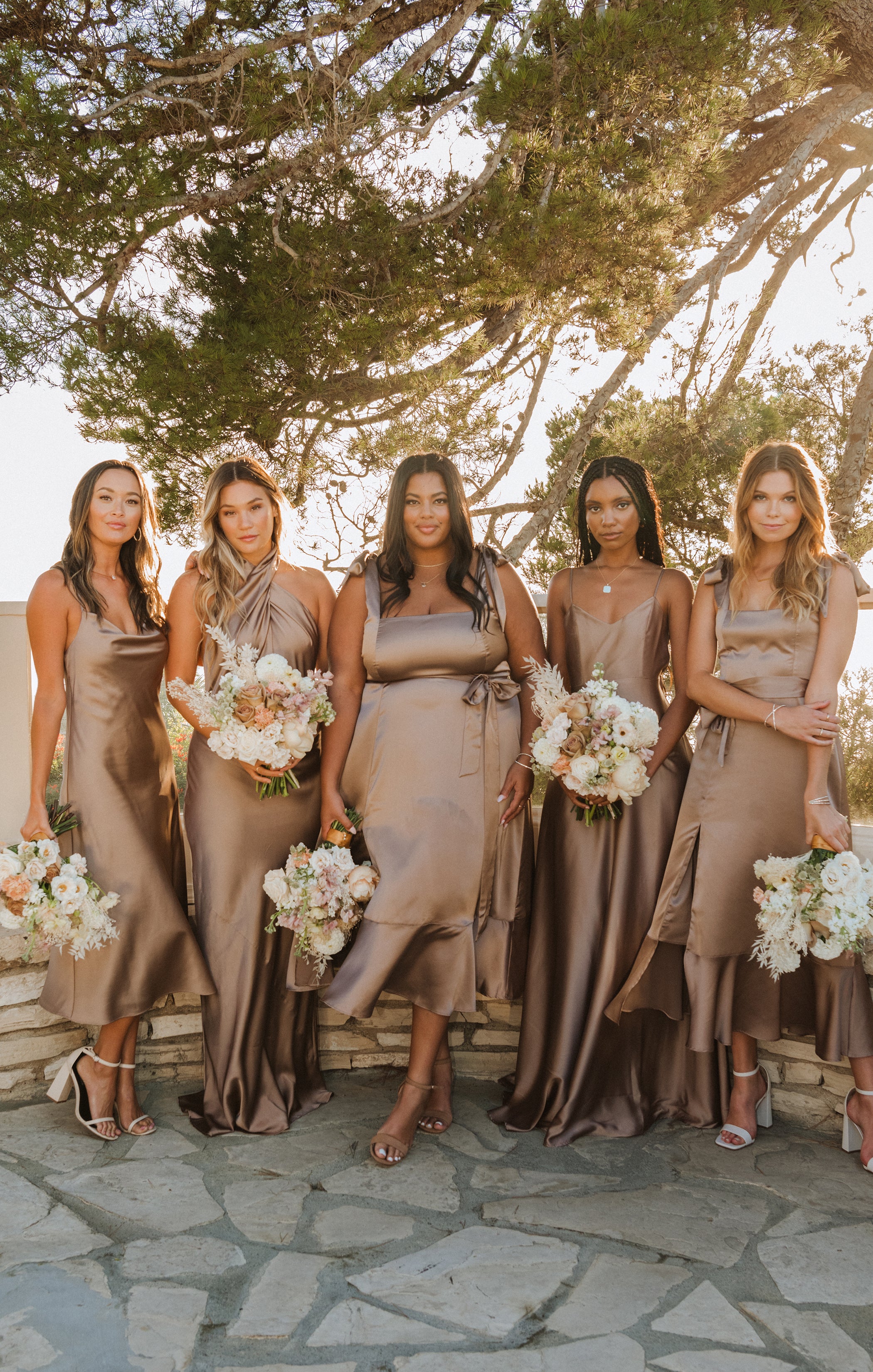 Bridesmaid Fabric Swatch | Dune Luxe Satin for Wedding Color Matching