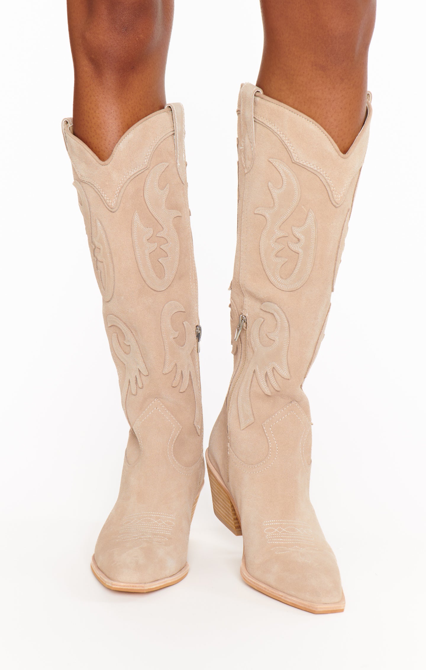 Authentic Cowboy Boots for Western Wear | Dolce Vita Samsin Taupe