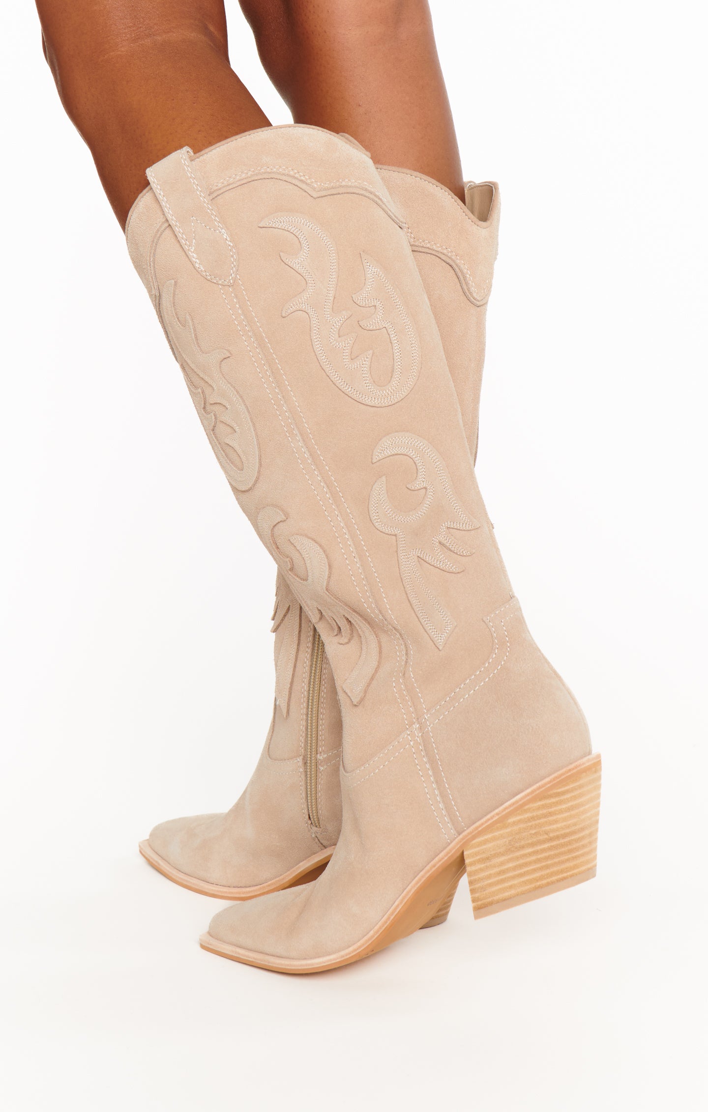 Authentic Cowboy Boots for Western Wear | Dolce Vita Samsin Taupe