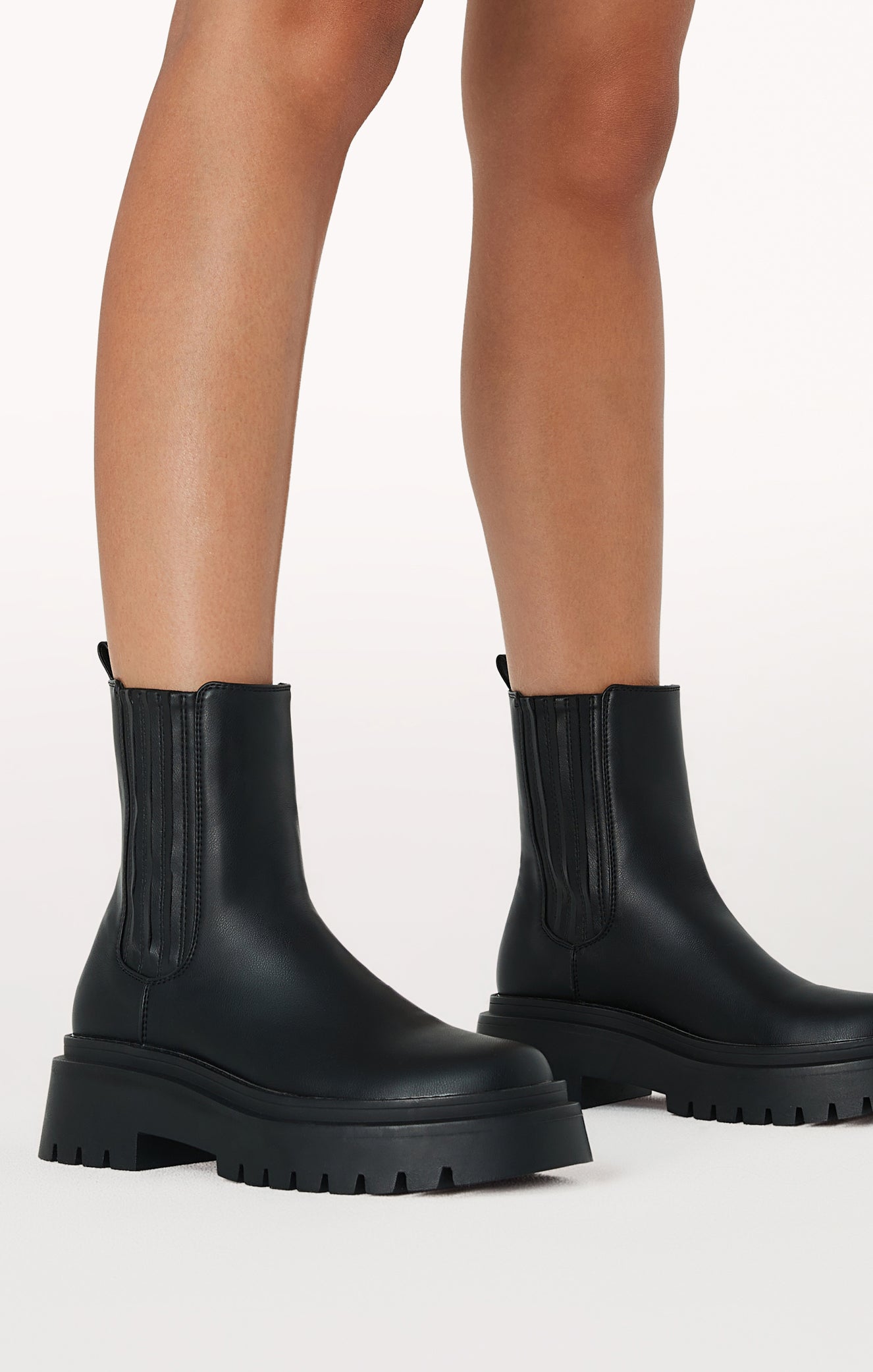 Black Combat Ankle Boot for Women | Billini Fraser