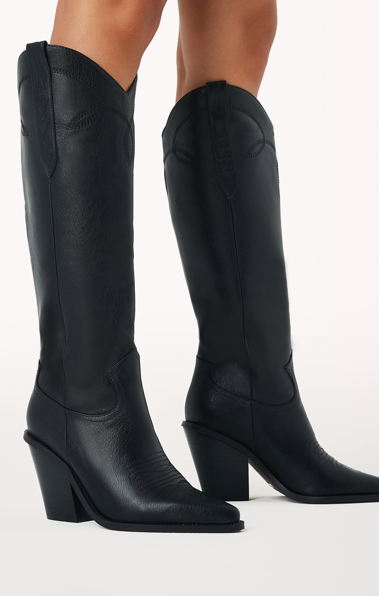Western Cowboy Boots for Women | Billini Steele Black