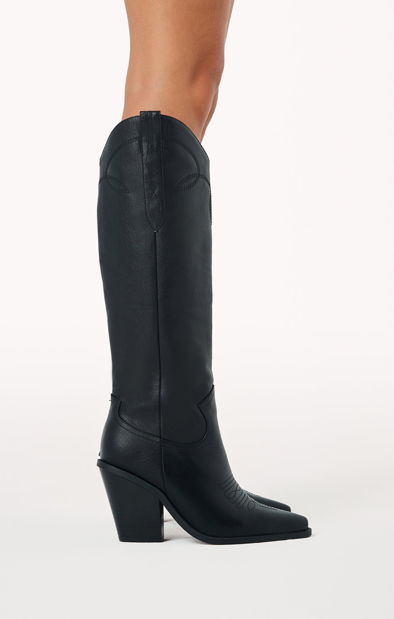 Western Cowboy Boots for Women | Billini Steele Black