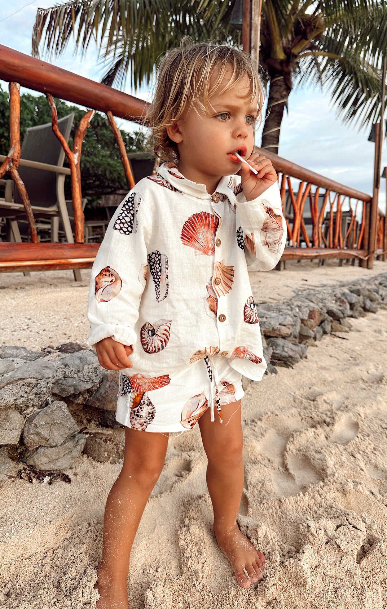 Linen Shorts for Kids with Adjustable Waist | Lil Easy