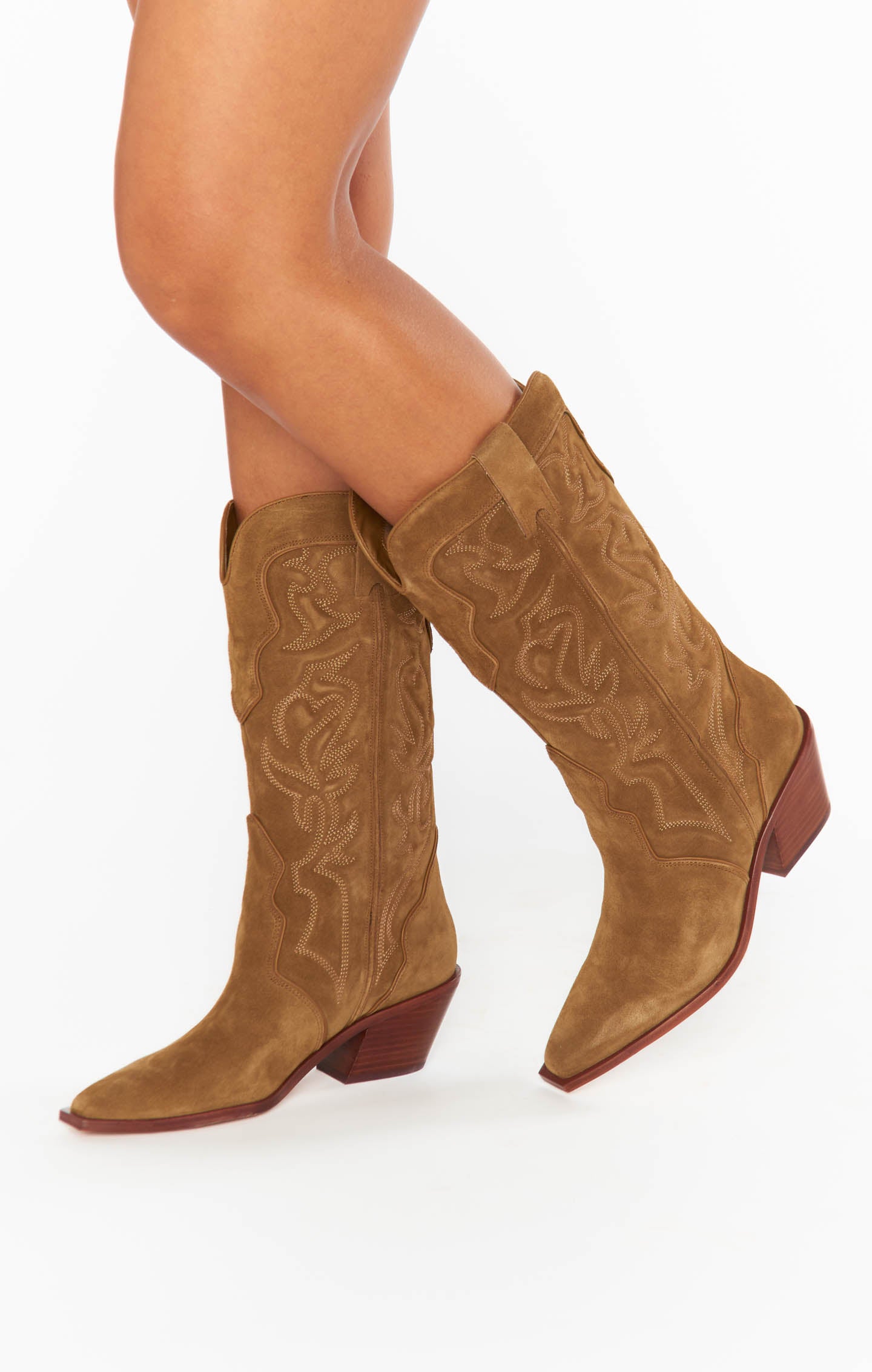 Embroidered Cowboy Boots with Recycled Materials | Dolce Vita Sydni