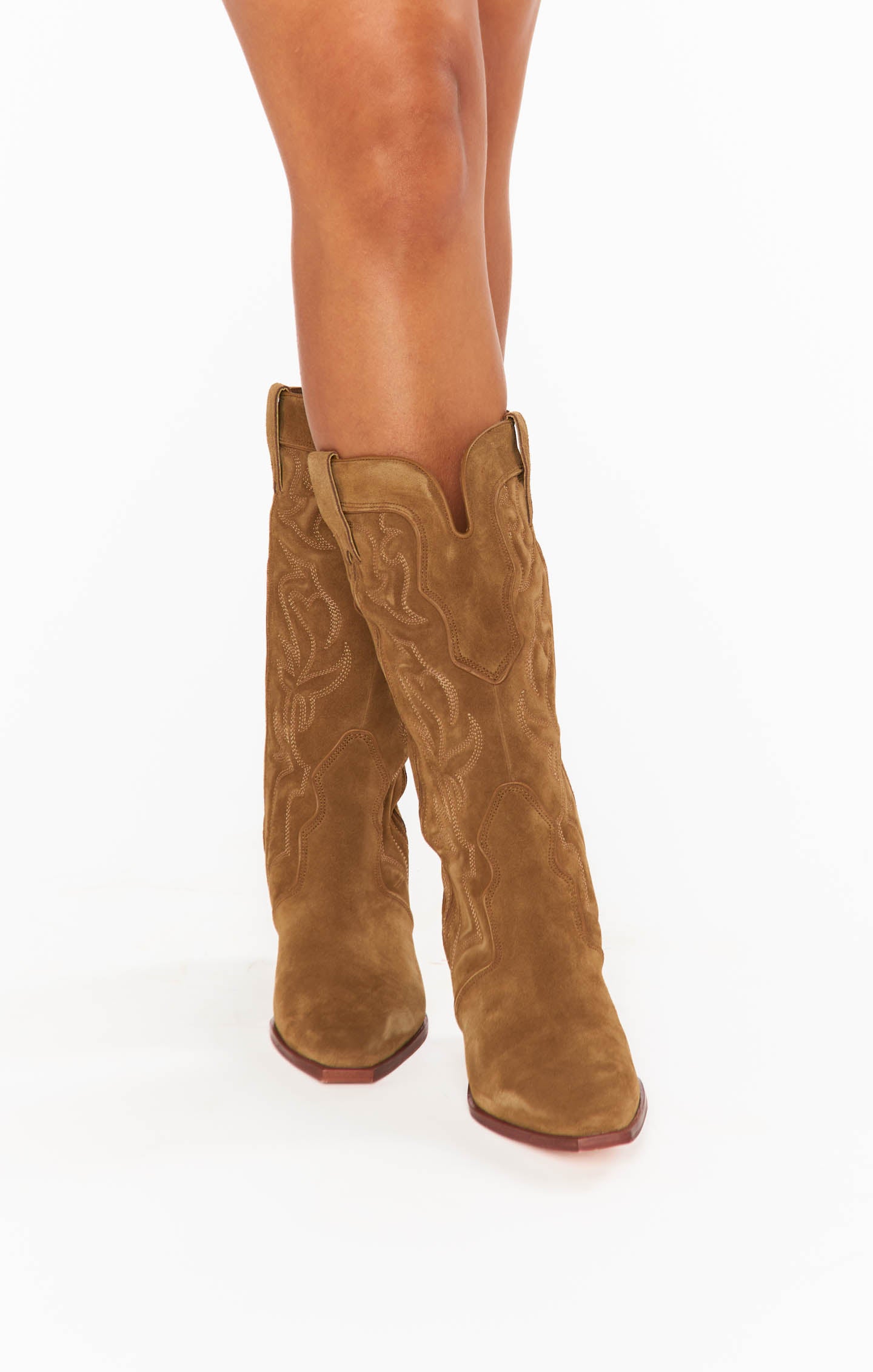 Embroidered Cowboy Boots with Recycled Materials | Dolce Vita Sydni