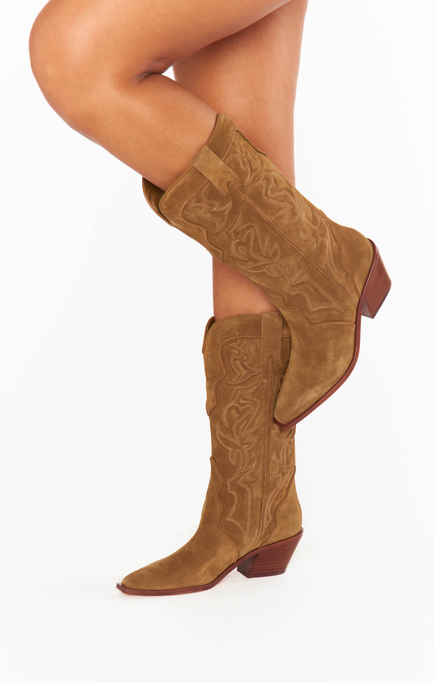 Embroidered Cowboy Boots with Recycled Materials | Dolce Vita Sydni