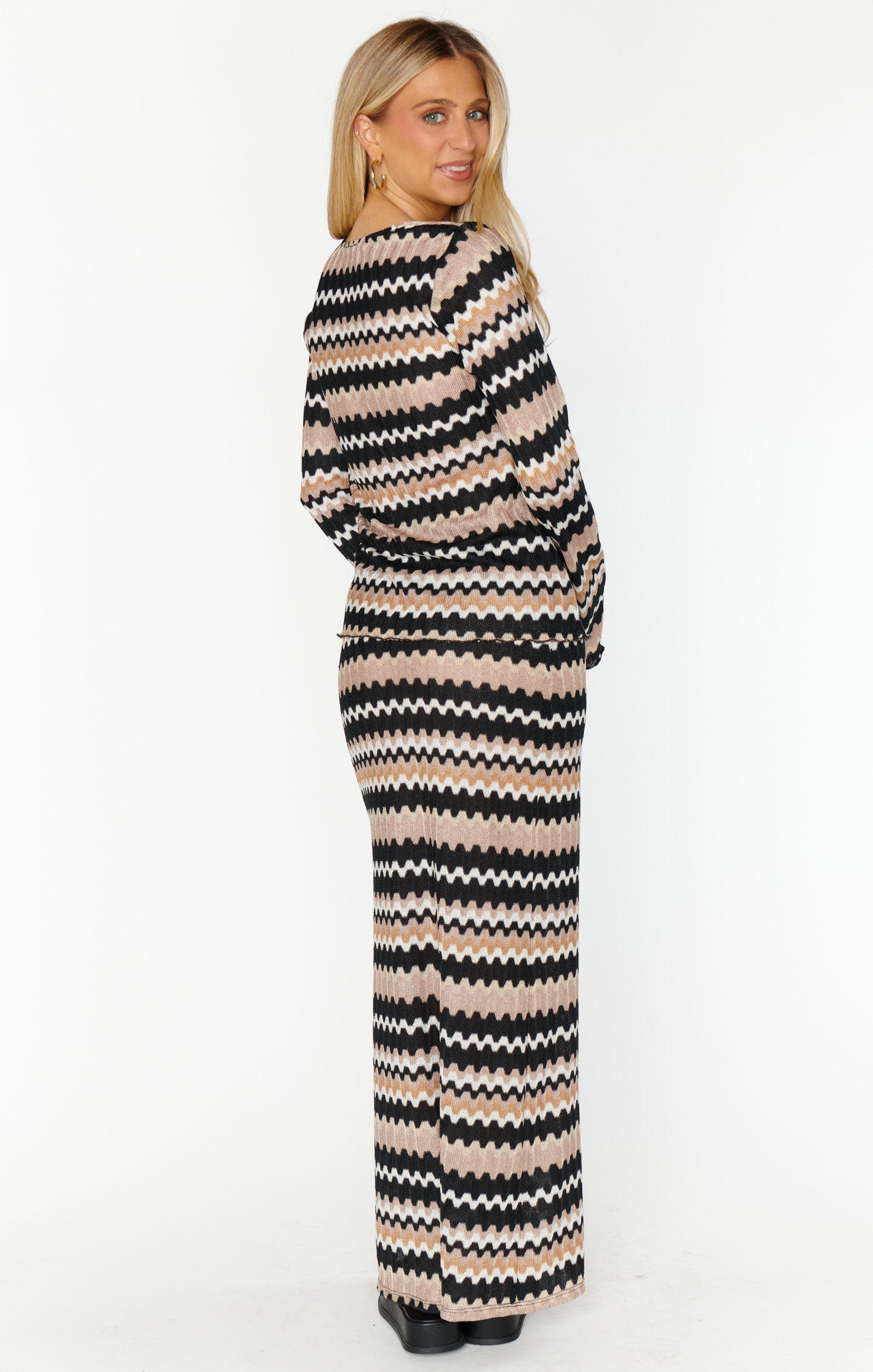 Neutral Knit Maxi Skirt for Beach Coverup | Saturday Skirt