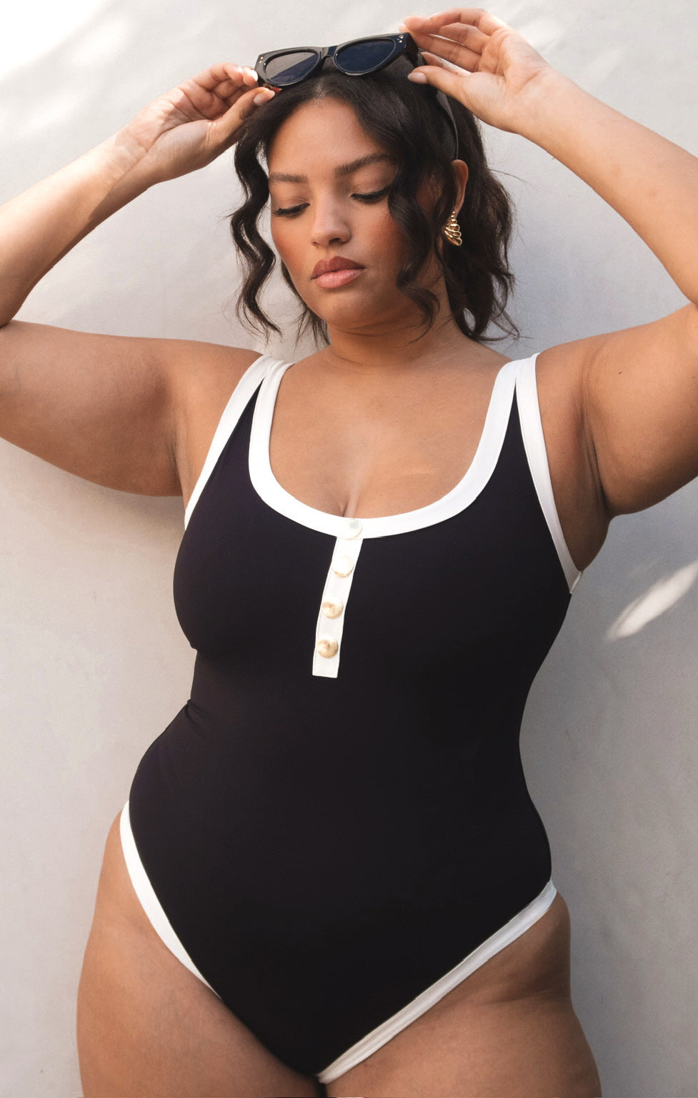 Women's Colorblock One-Piece Swimsuit with Scoop Neck | Coastal