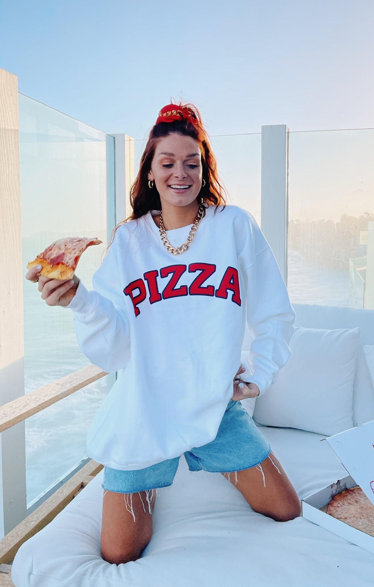 Pizza Graphic Sweatshirt | Stanley Comfort Crewneck