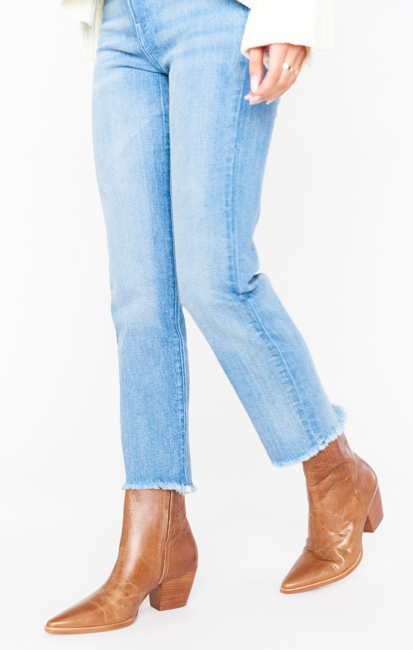 Vintage Tan Mid-Calf Leather Boots for Women | Matisse Caty Bootie