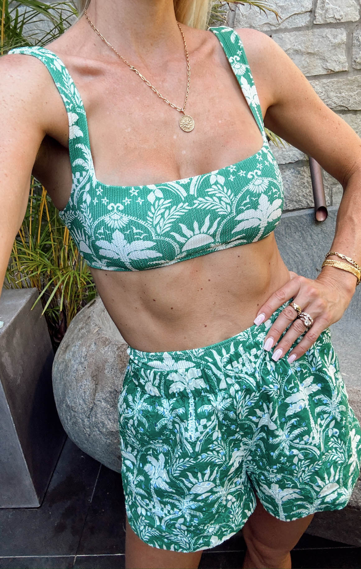 Adjustable Lace-Up Bikini Top for Beach | Waikiki Tiki Palms