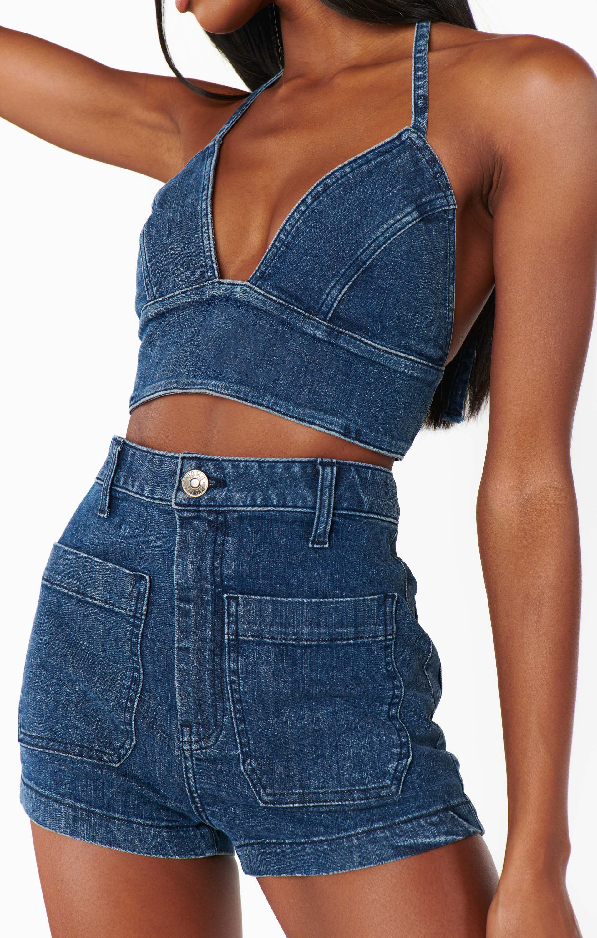 Micro-Fit Denim Shorts for Festival & Summer | Palm Springs Hot Shorts