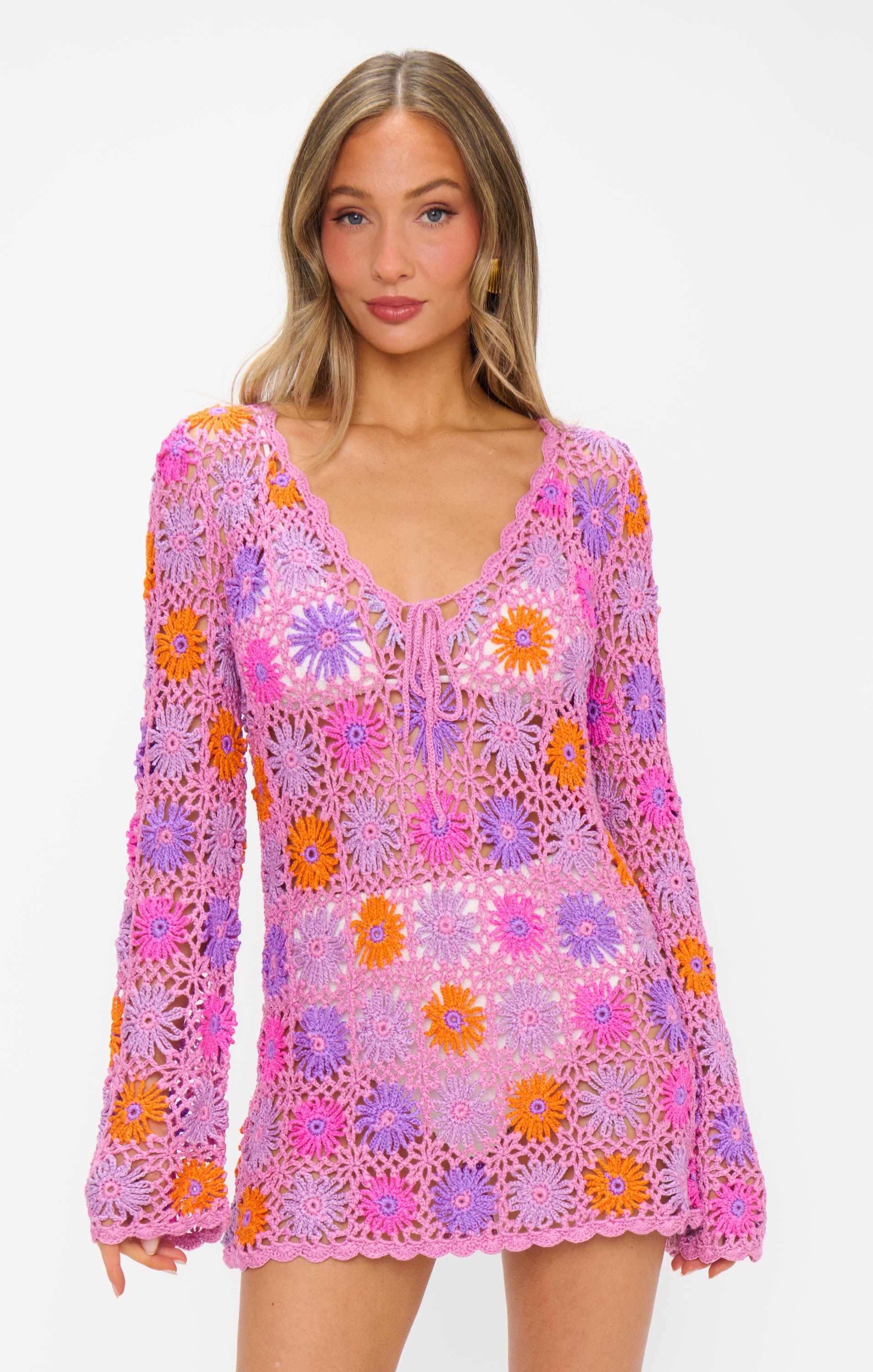 Fruit Punch Crochet Mini Coverup for Beach & Pool | Vacay