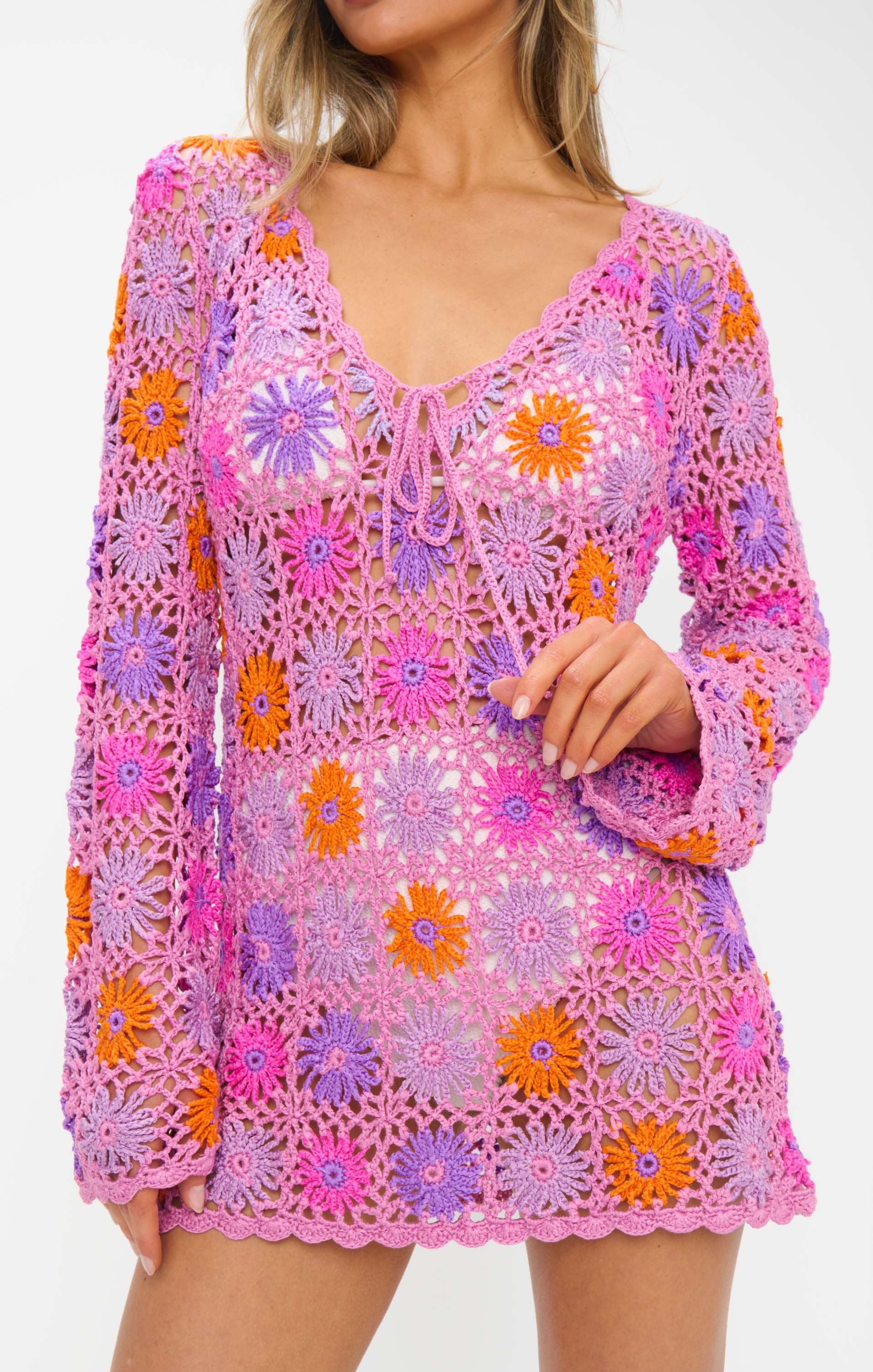 Fruit Punch Crochet Mini Coverup for Beach & Pool | Vacay