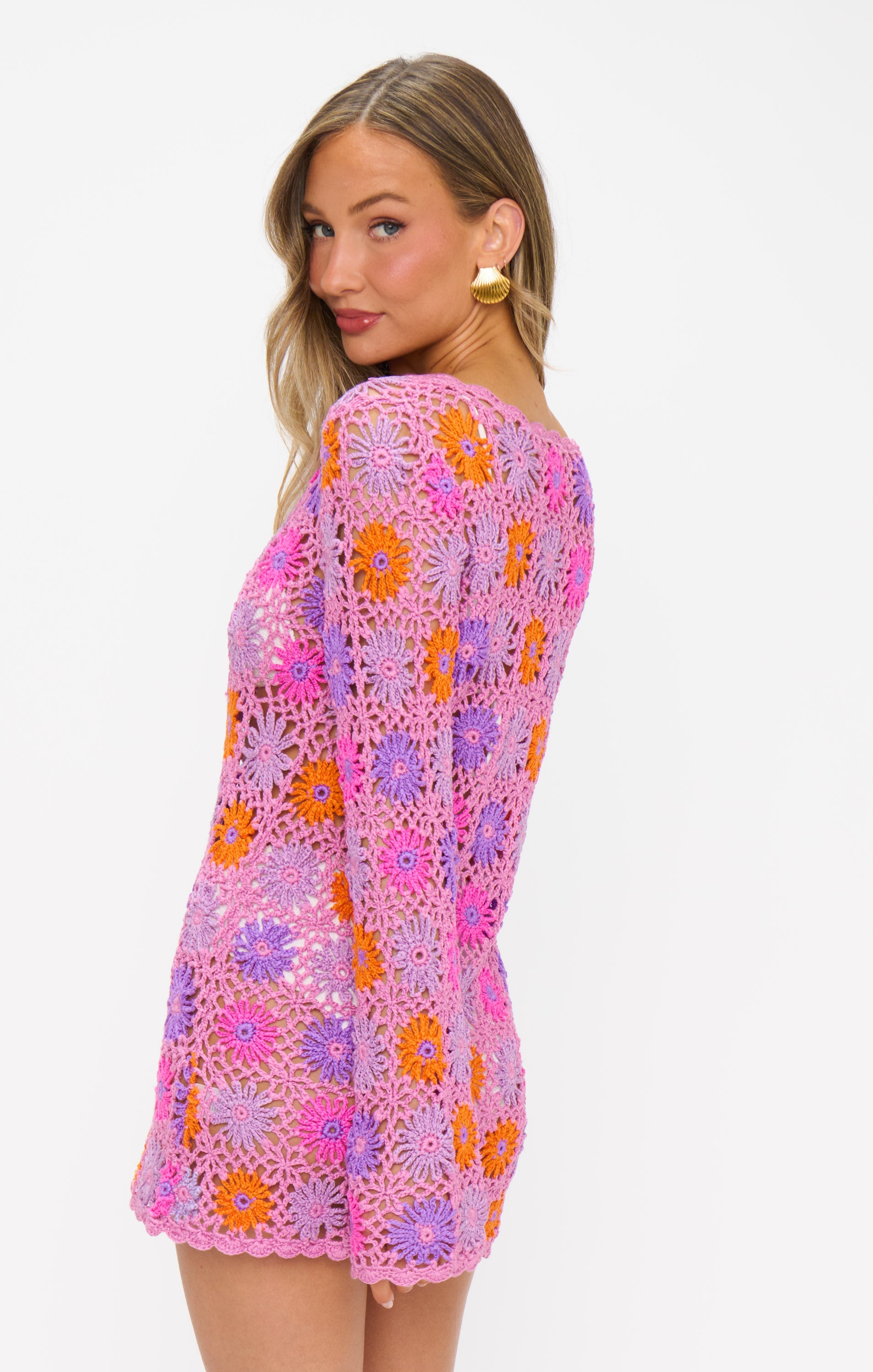 Fruit Punch Crochet Mini Coverup for Beach & Pool | Vacay