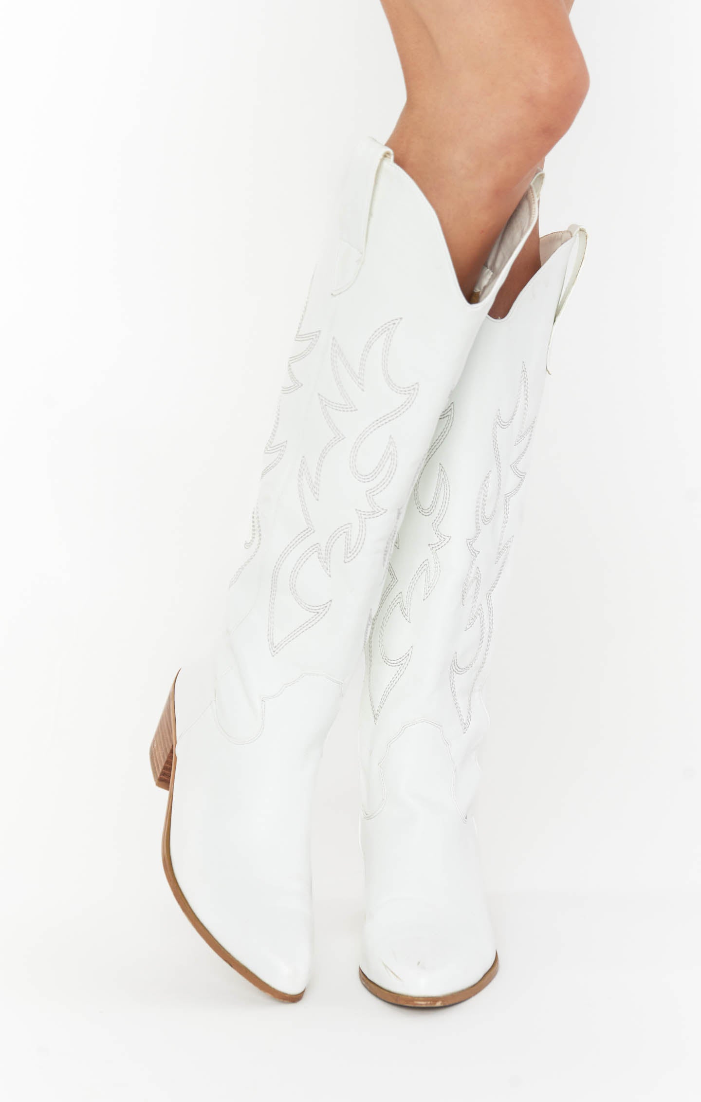 White Cowboy Boots for Women | Billini Urson Western Style