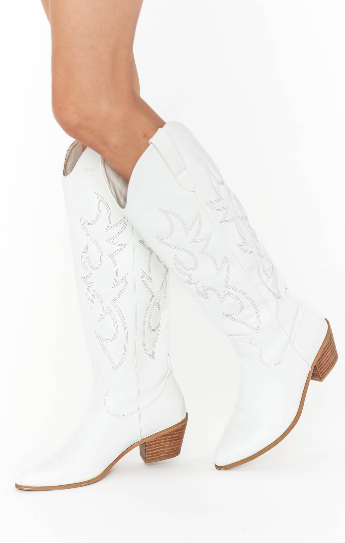 White Cowboy Boots for Women | Billini Urson Western Style