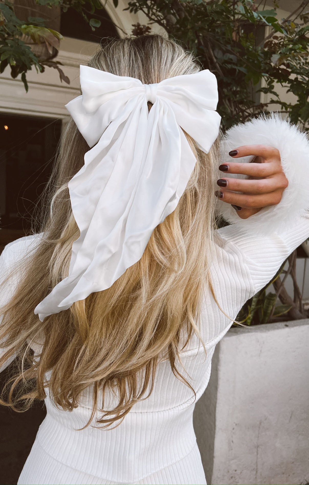 White Hair Bow for Girls | Darling Hair Accessory