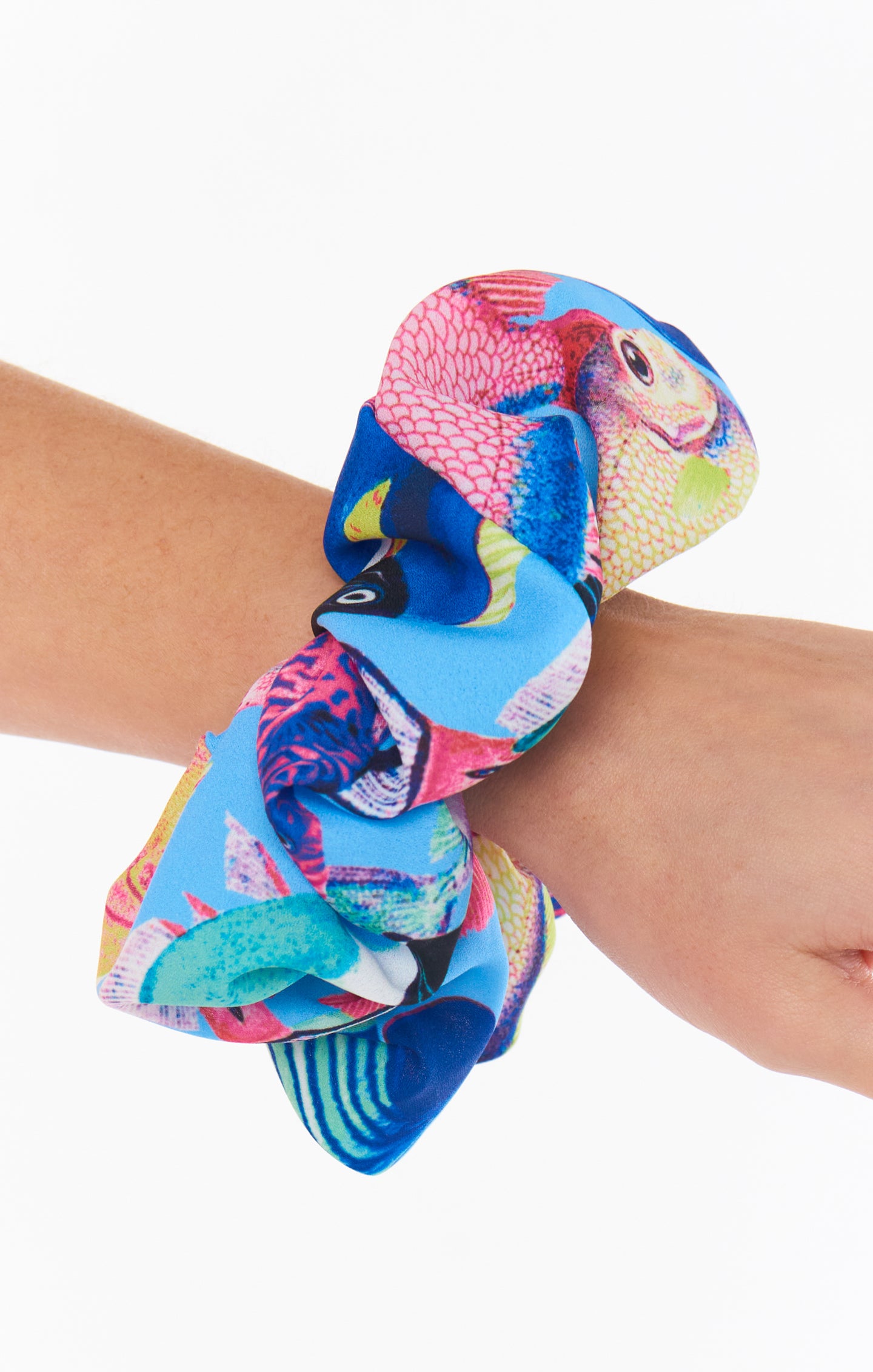 Oversized Super Scrunchie for Hair & Wrist | Under the Sea