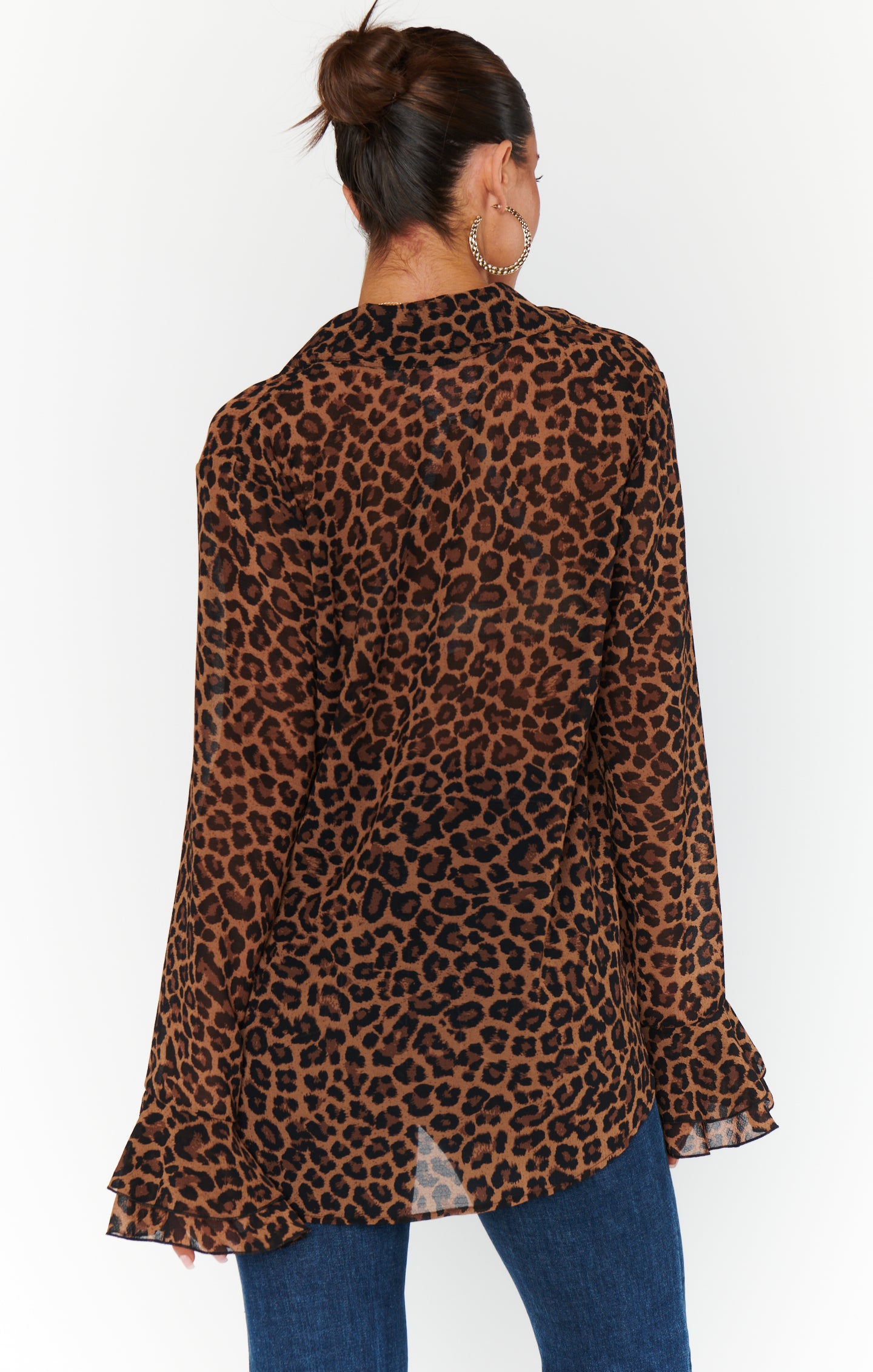 Leopard Print Blouse with Relaxed Fit | Carmela Top