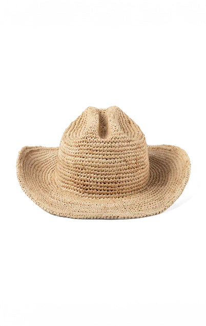 Raffia Cowboy Hat for Women | Lack of Color Natural