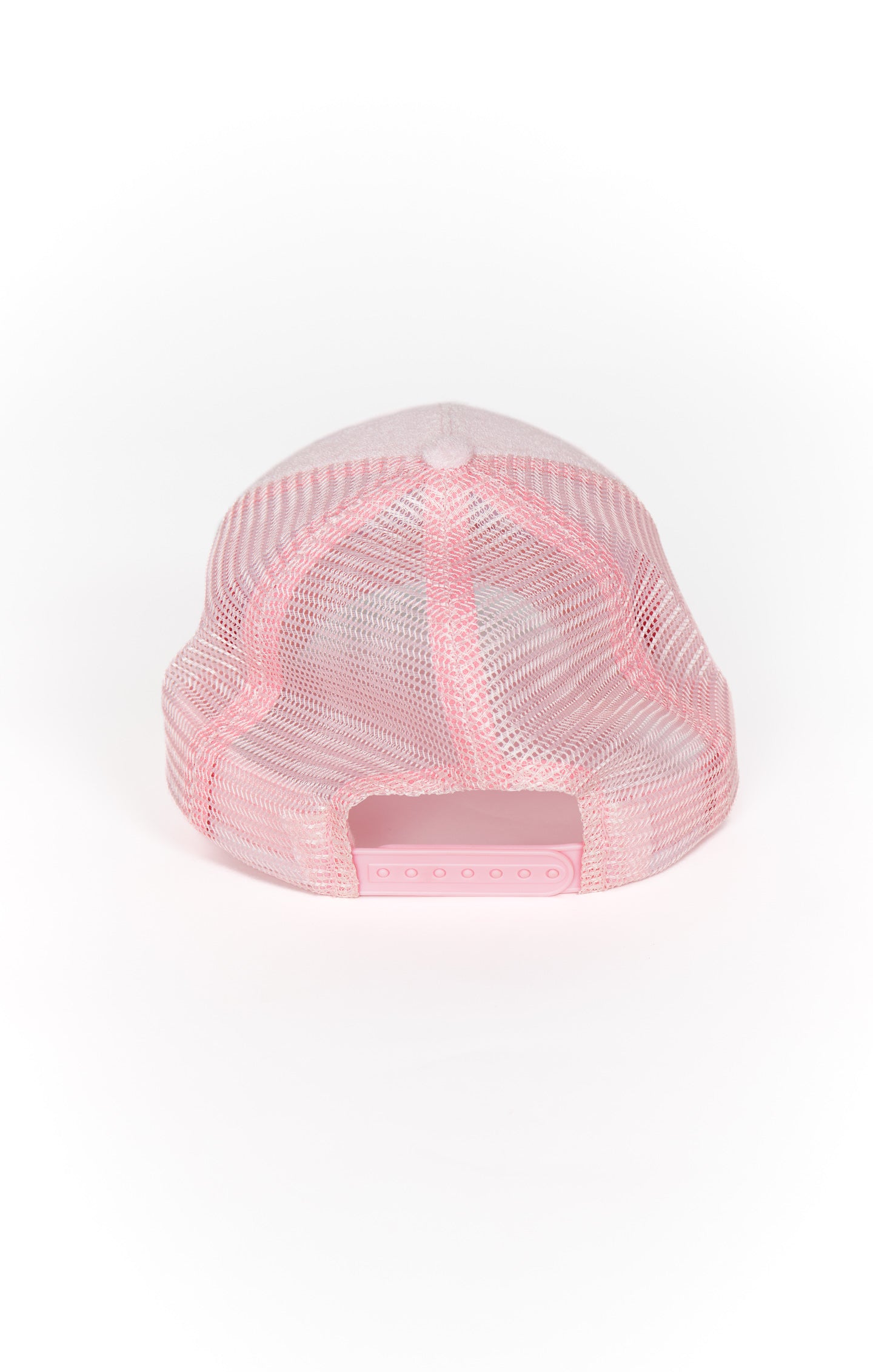 Bubblegum Pink Terry Trucker Hat for Women | MUMU