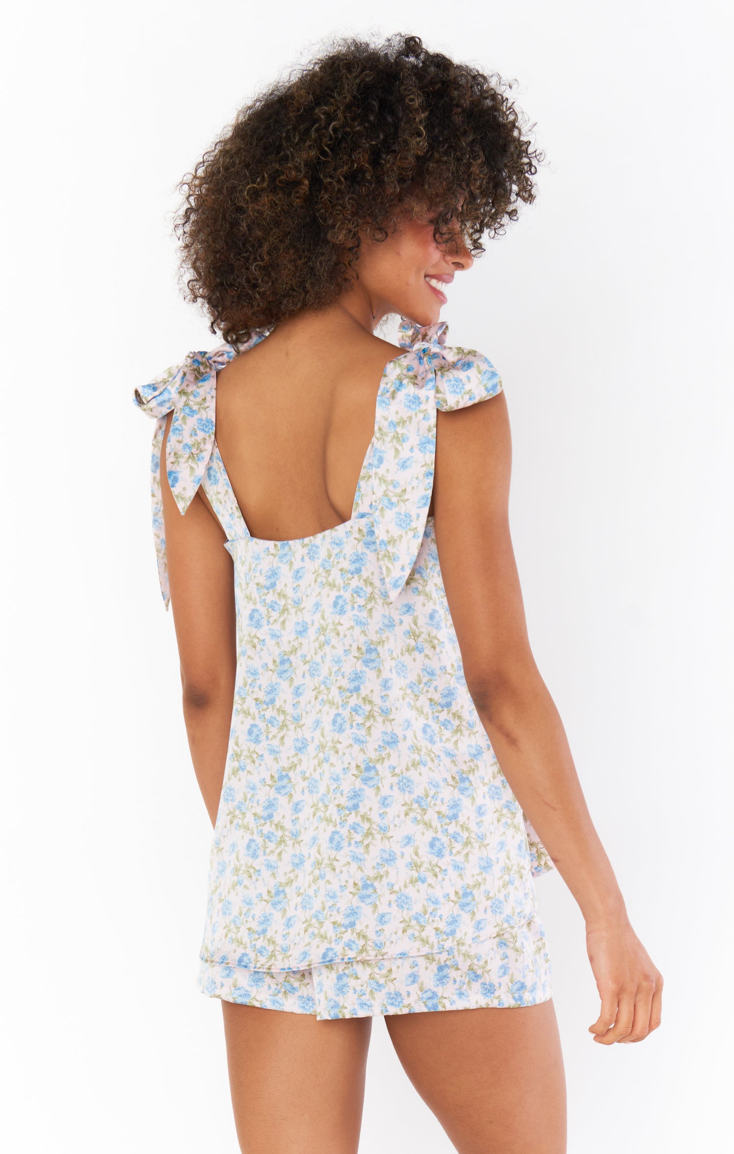 Satin Makeup Tank for Sleepovers & Bach Weekends | Charming Rose Luxe