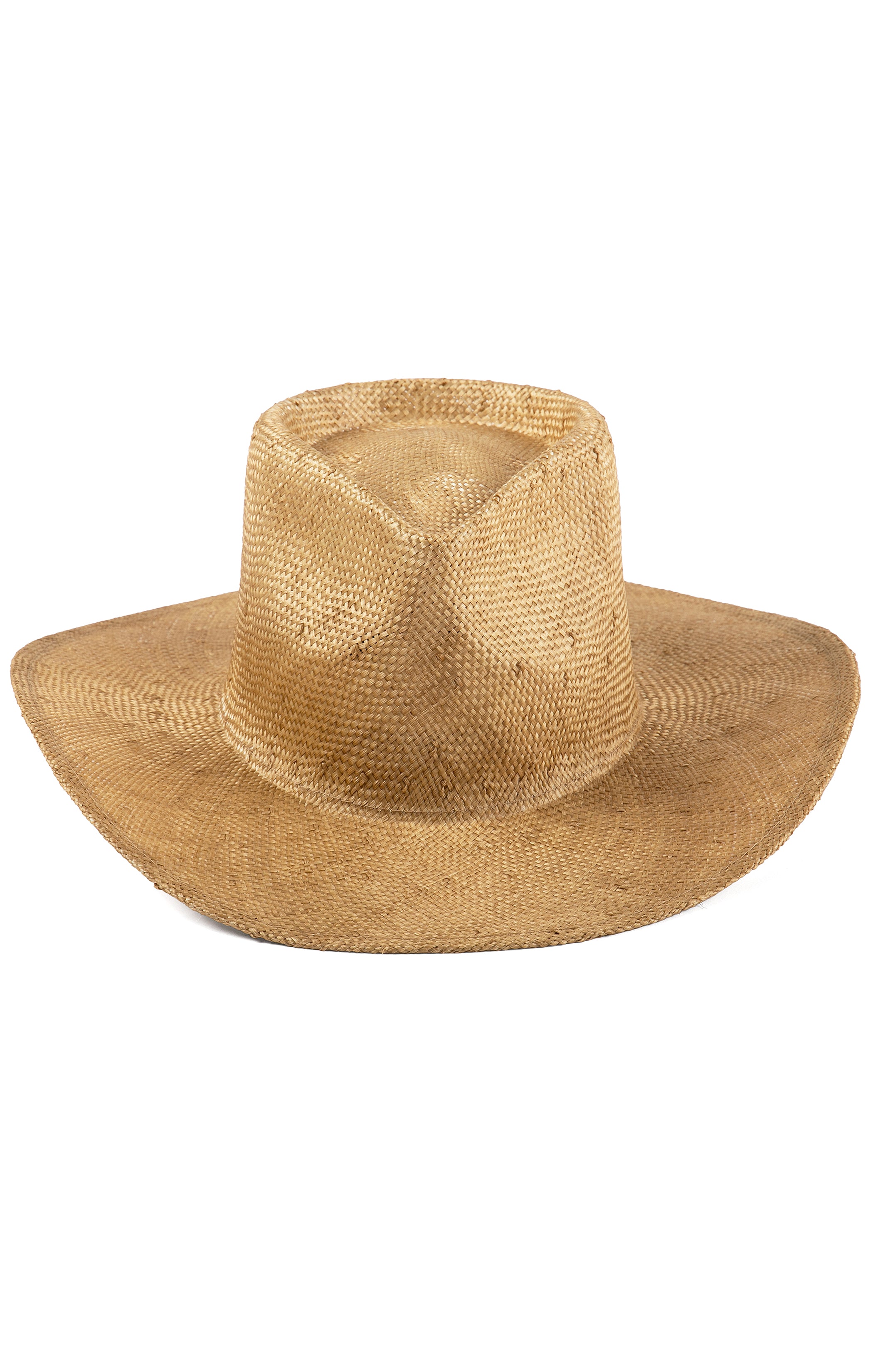 Handwoven Hemp Cowboy Hat in Golden Brown | Lack of Color Oasis