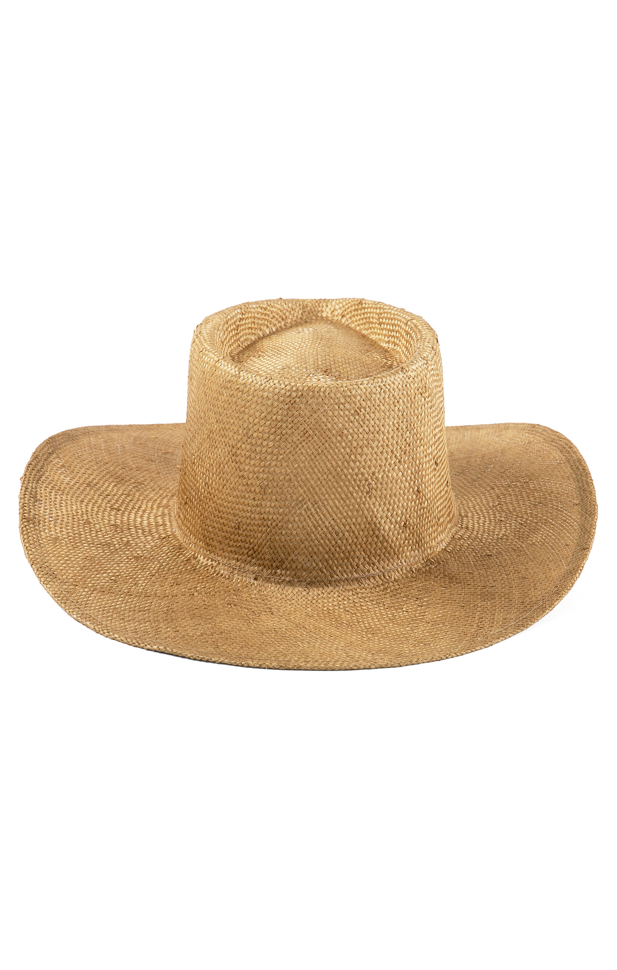Handwoven Hemp Cowboy Hat in Golden Brown | Lack of Color Oasis
